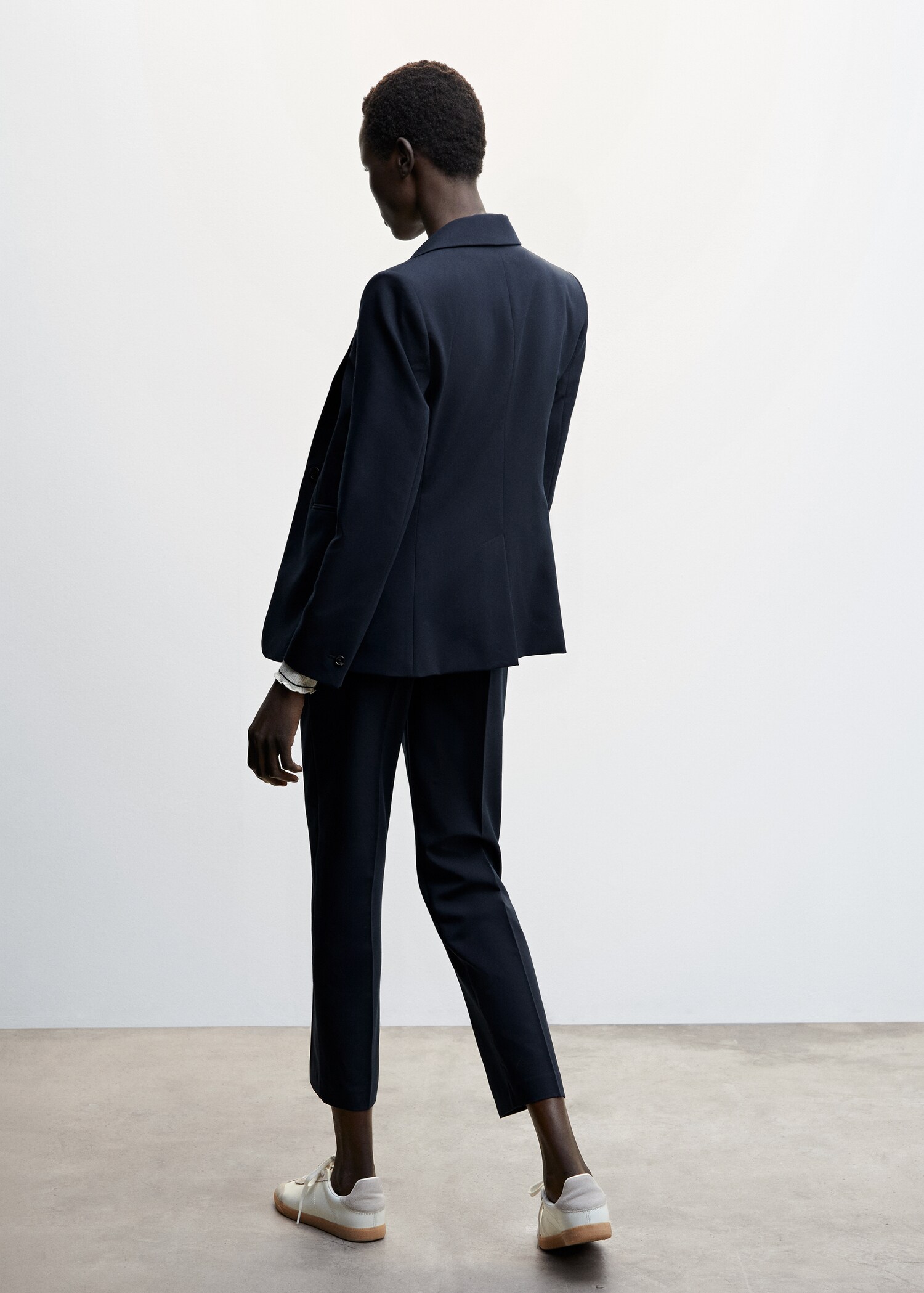 Fitted suit blazer - Reverse of the article