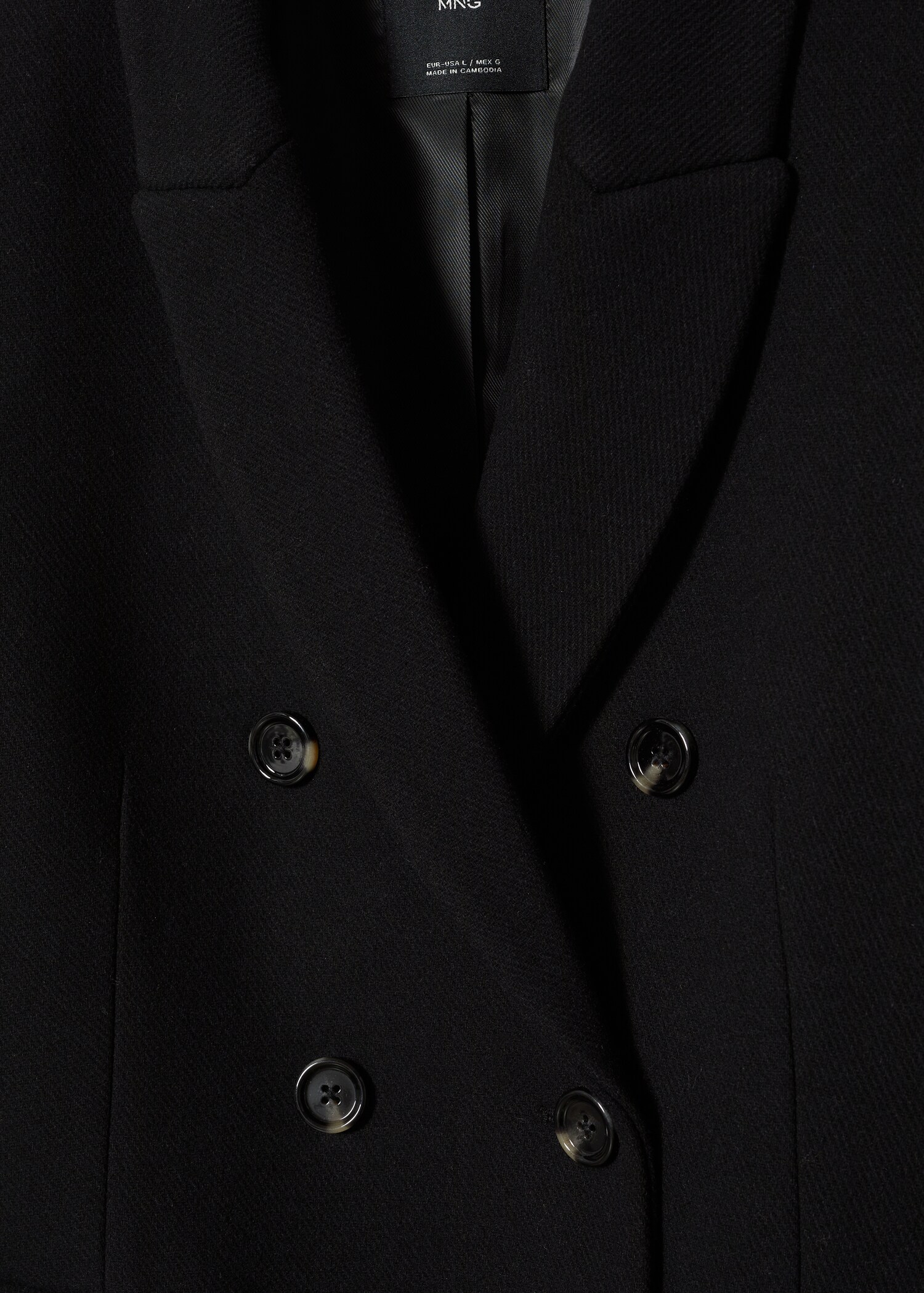 Wool double-breasted coat - Details of the article 8