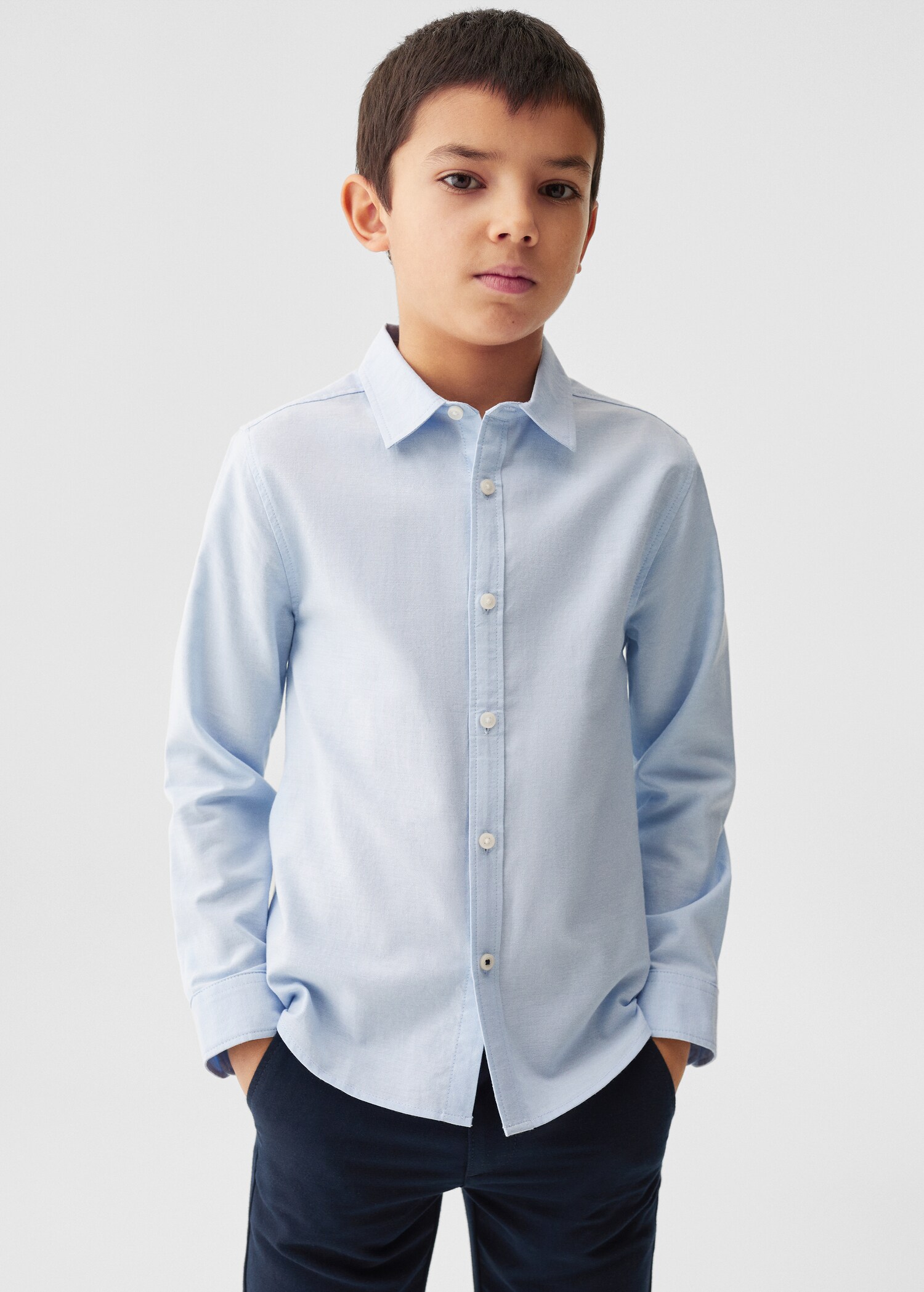 Oxford cotton shirt - Medium plane