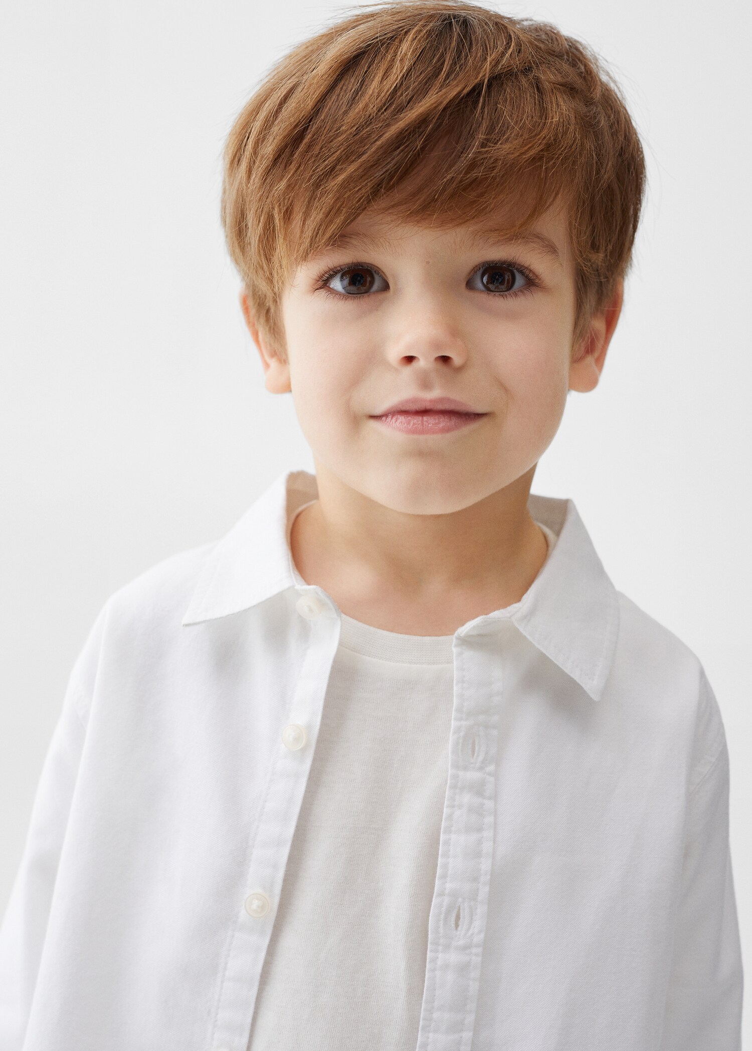 Regular fit Oxford cotton shirt - Details of the article 1