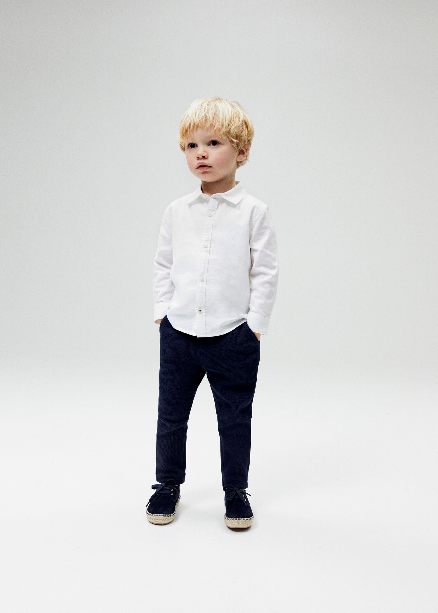 Regular fit Oxford cotton shirt - Details of the article 5