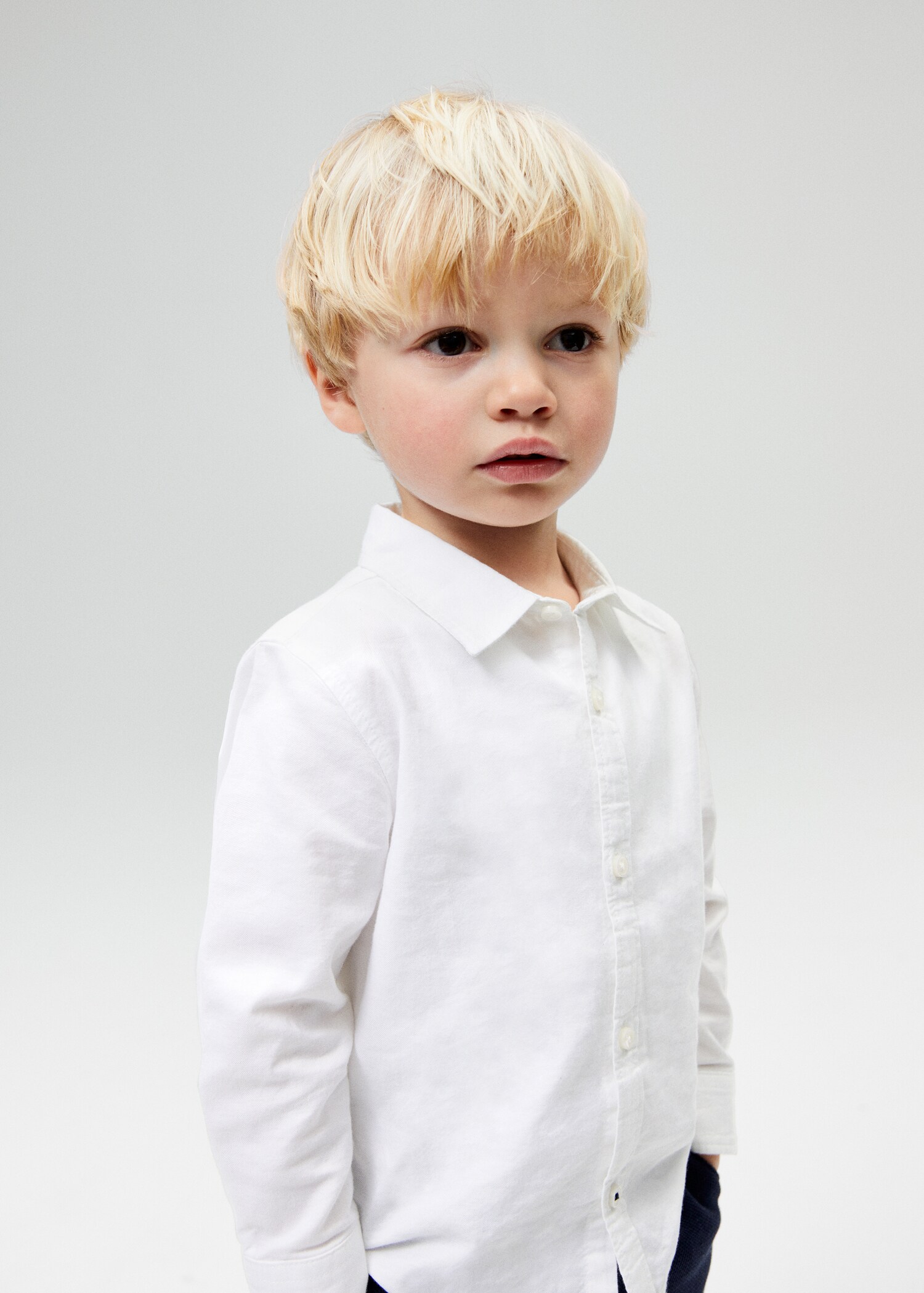 Regular fit Oxford cotton shirt - Details of the article 6
