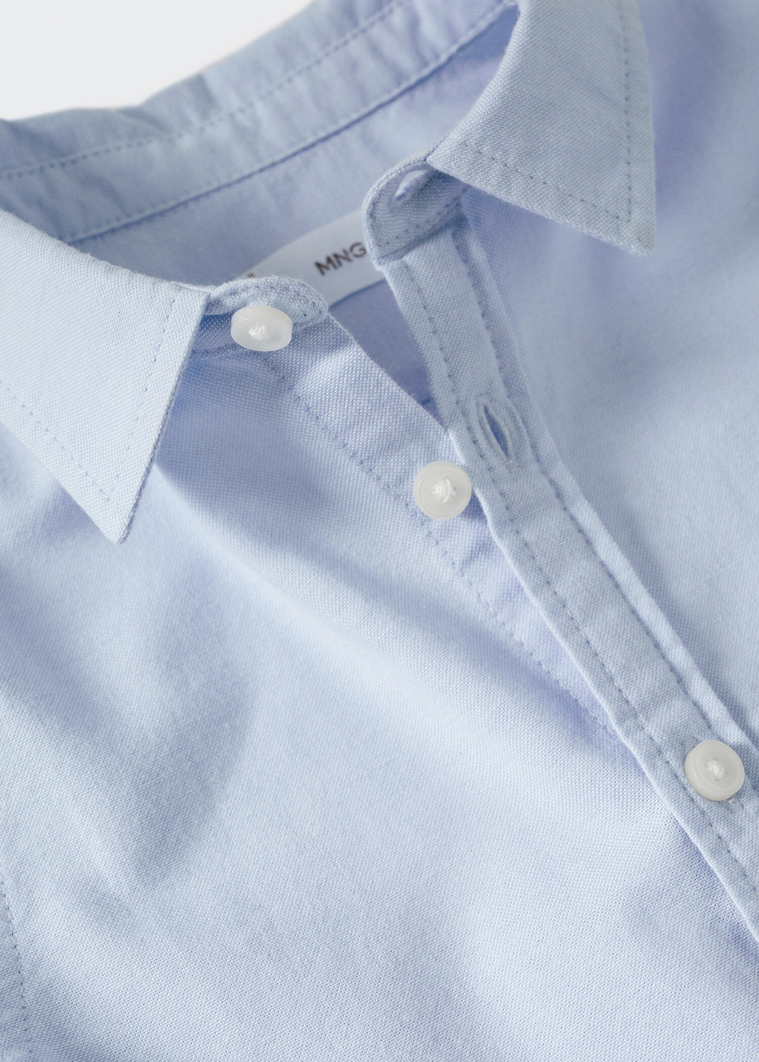 Regular fit Oxford cotton shirt - Details of the article 0