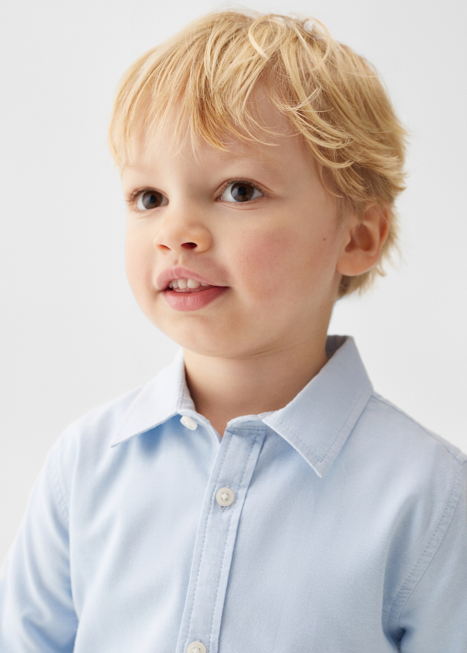Regular fit Oxford cotton shirt - Details of the article 1