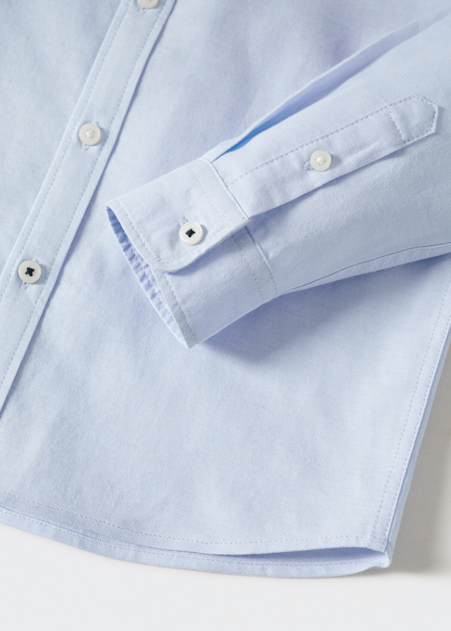 Regular fit Oxford cotton shirt - Details of the article 8