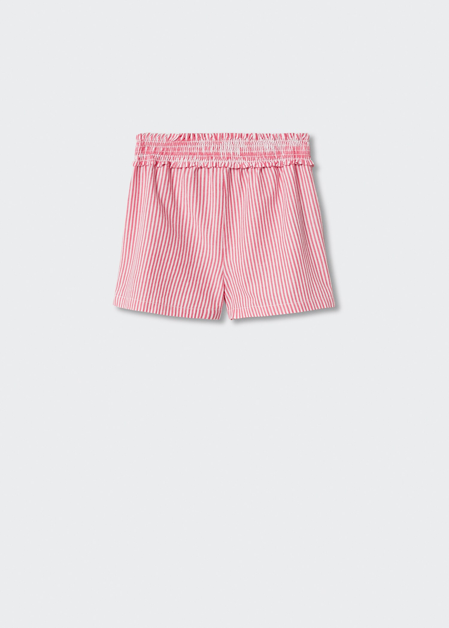 Cotton striped shorts - Reverse of the article