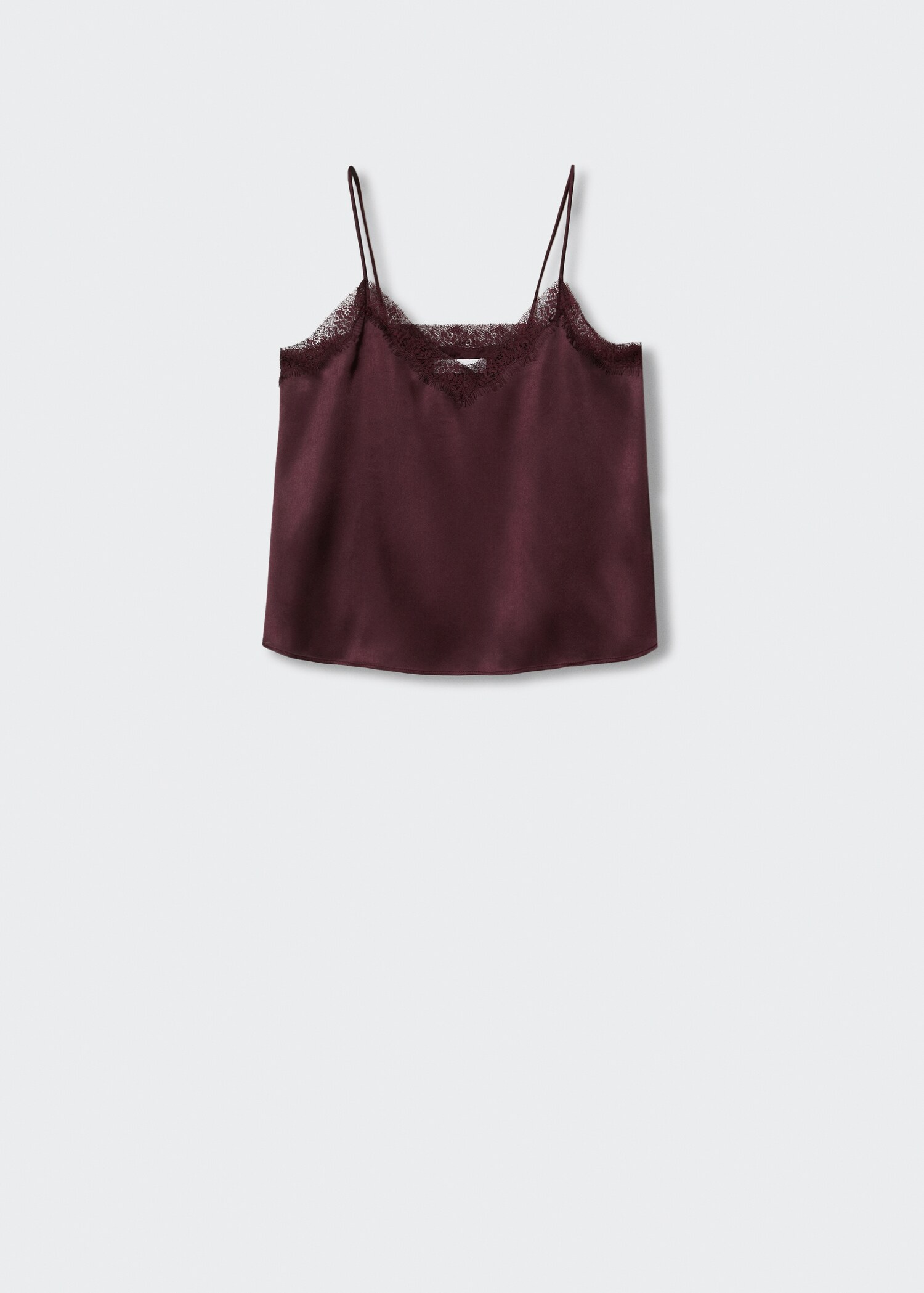 Top satinado tirantes - Artículo sin modelo