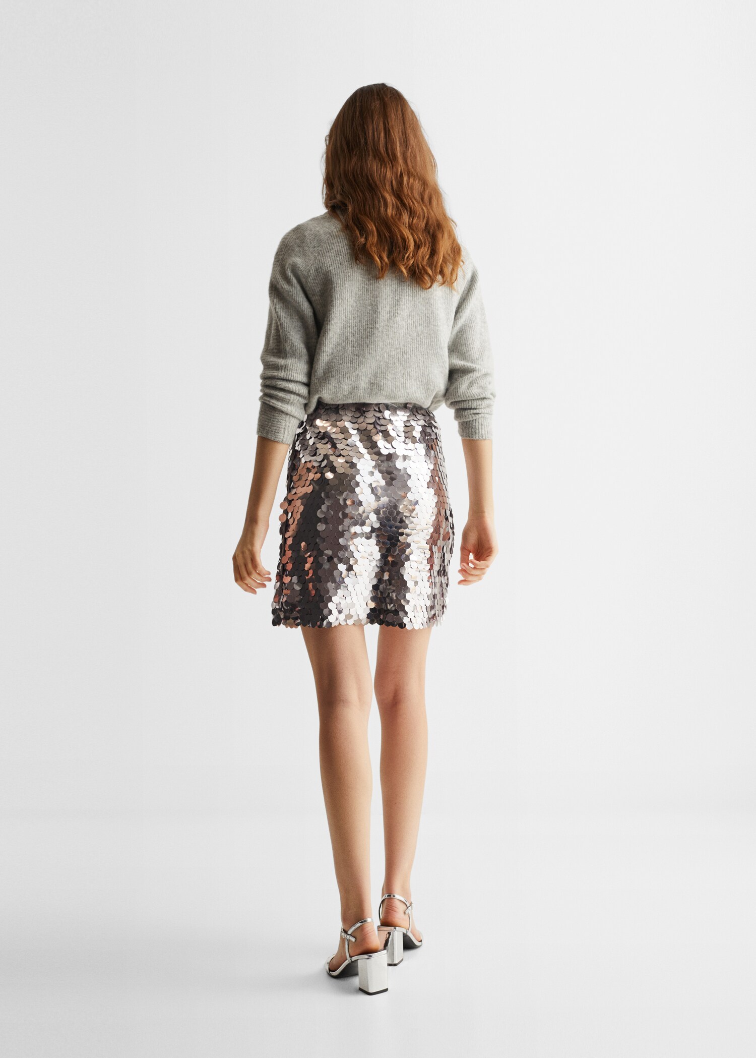 Jupe brillante sequins - Verso de l’article