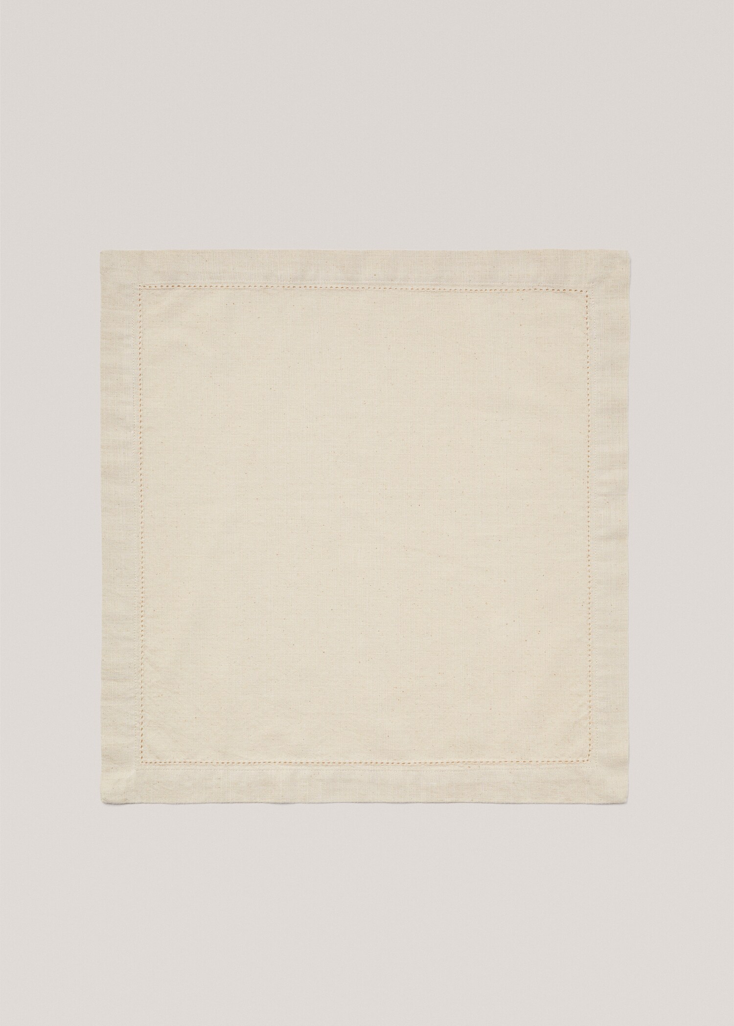 Napkin with hemstitch detail  - Article without model