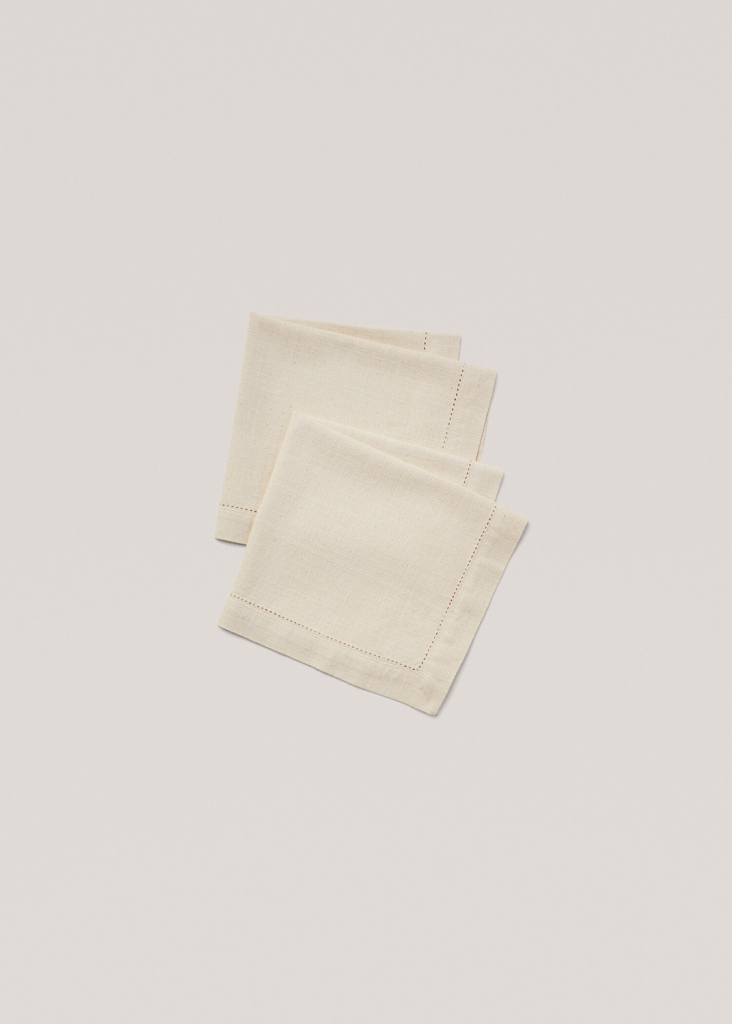 Napkin with hemstitch detail  - Details of the article 1
