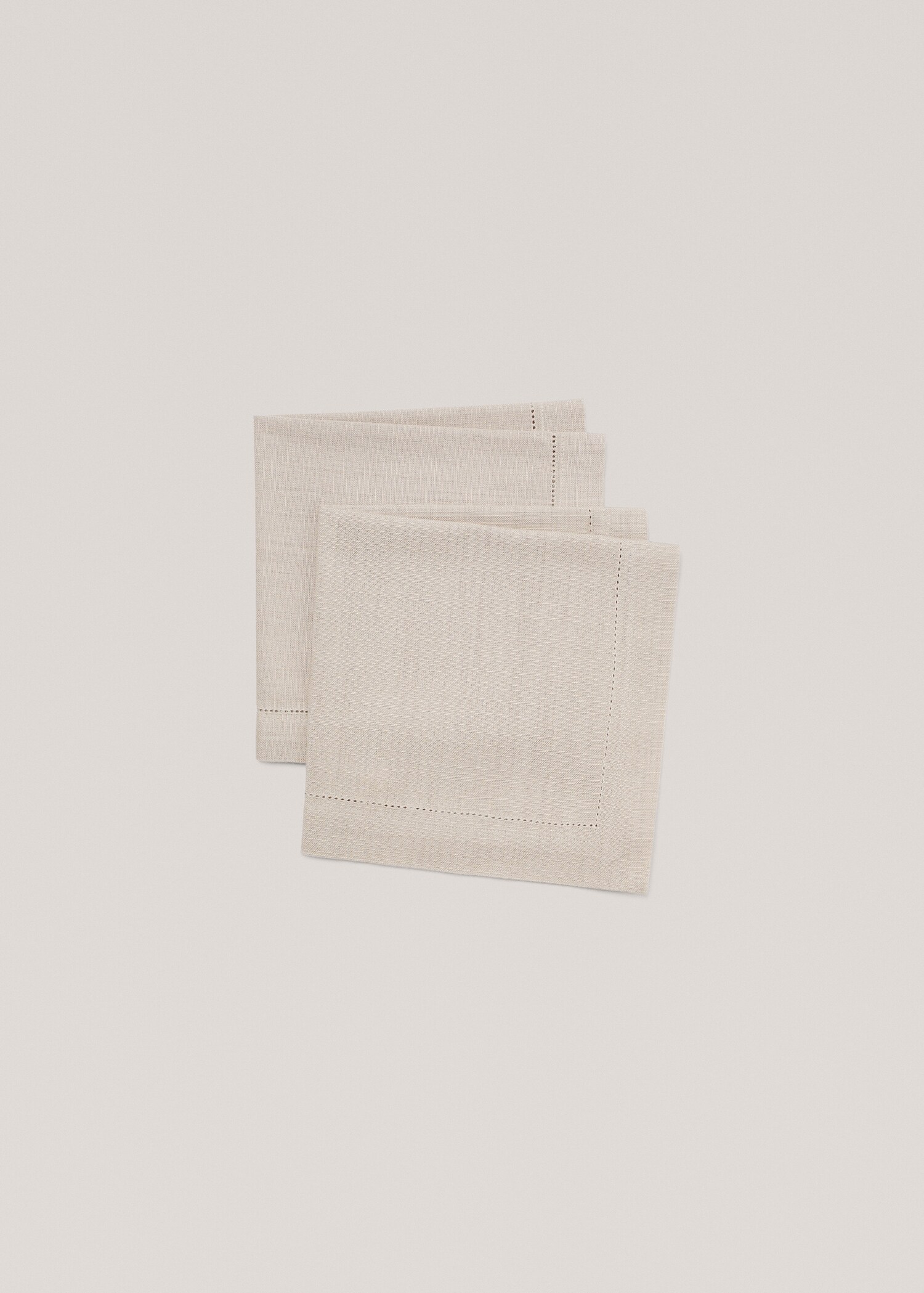 Napkin with hemstitch detail  - Details of the article 1