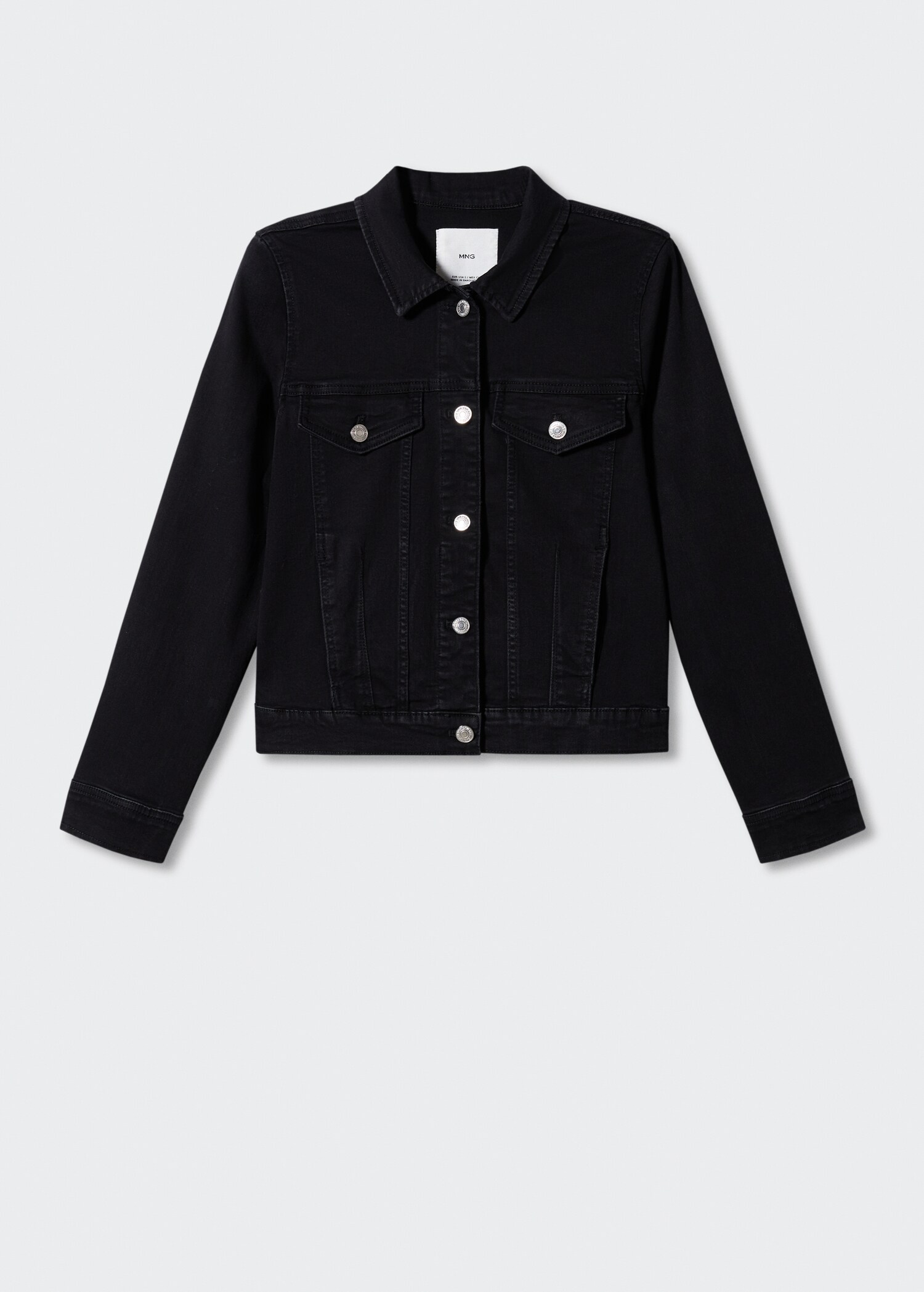 Geacă din denim cu buzunare - Articol fără model