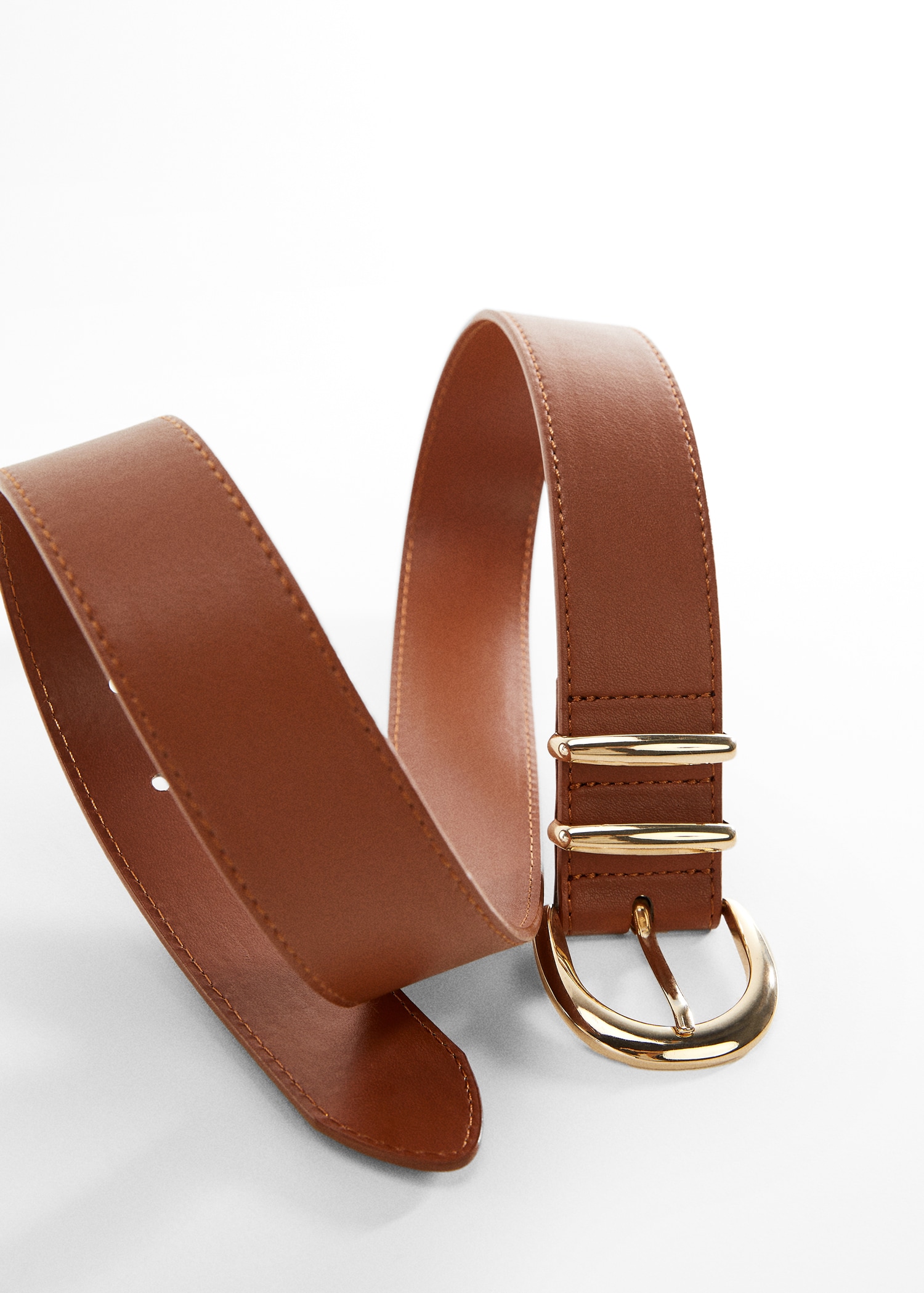 Rounded buckle belt - Medium plane