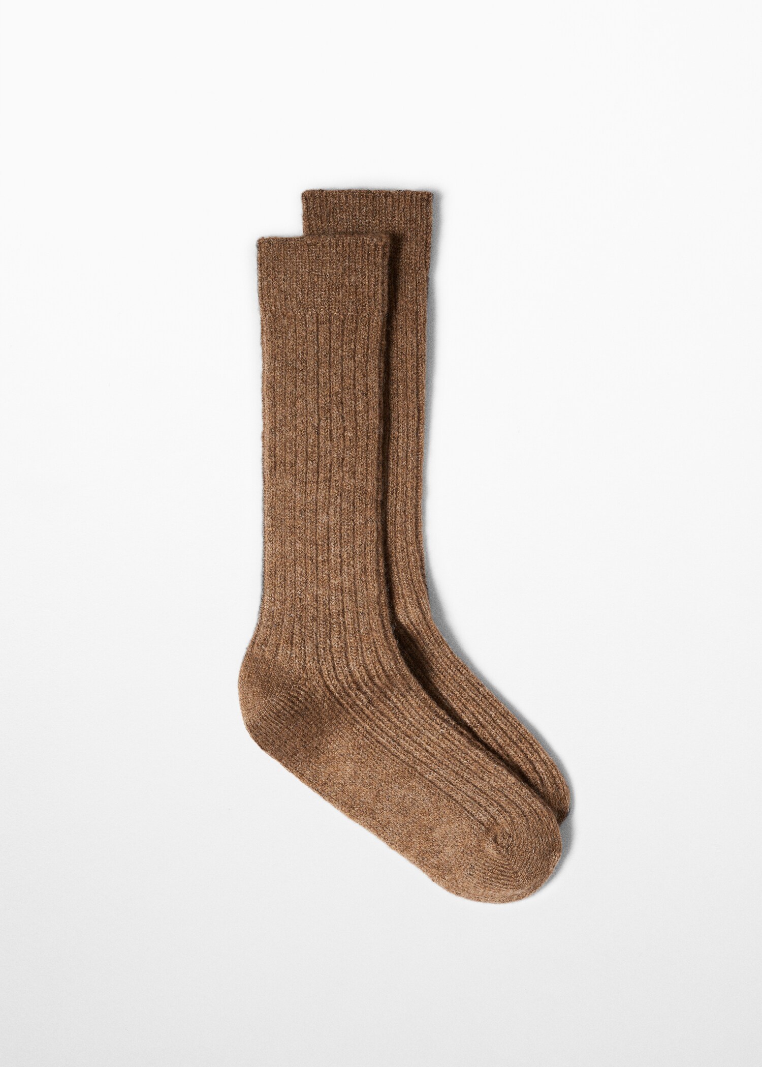 Wollsocken mit Rippmuster - Artikel ohne Model