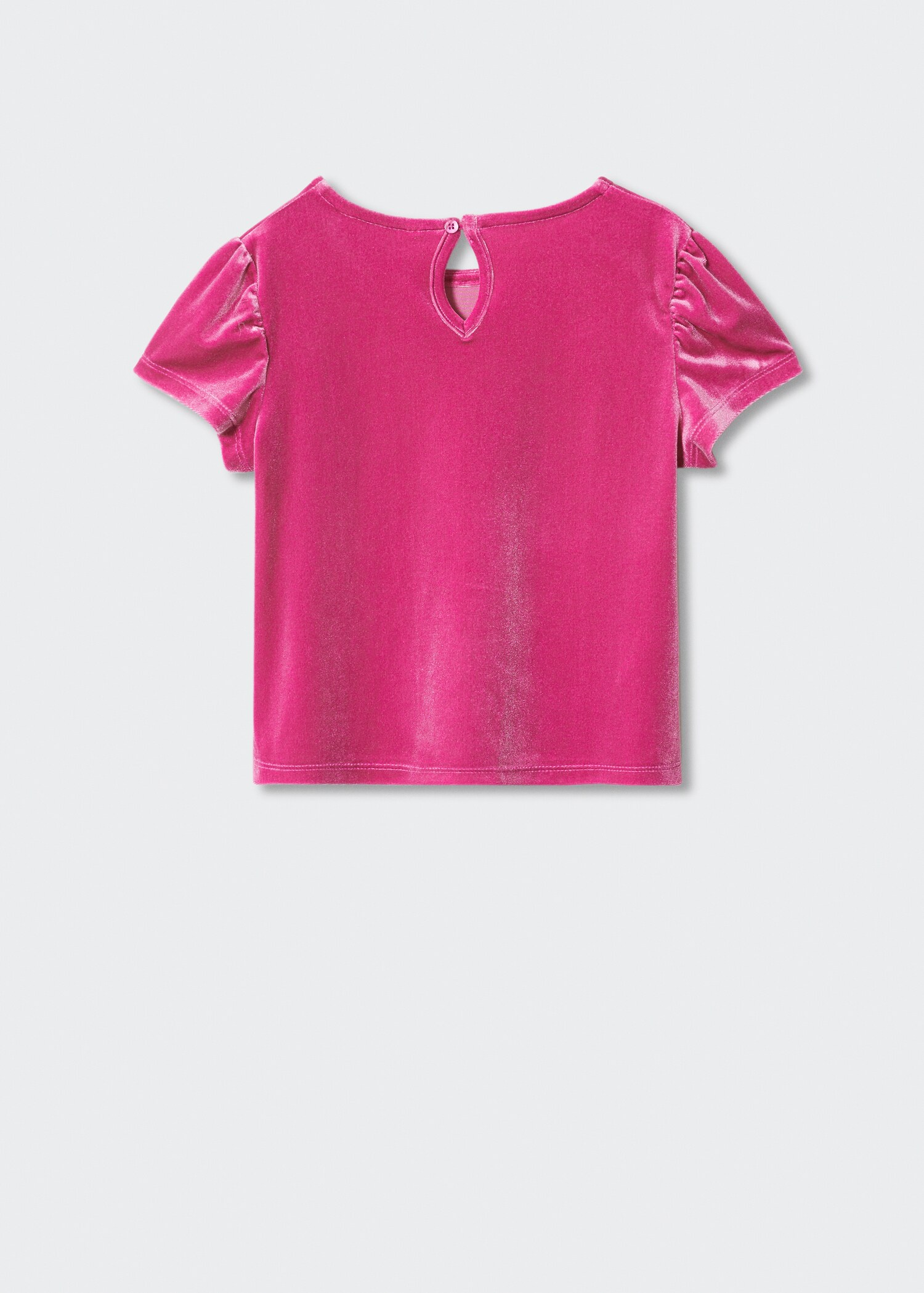 T-Shirt aus Samt - Rückseite des Artikels
