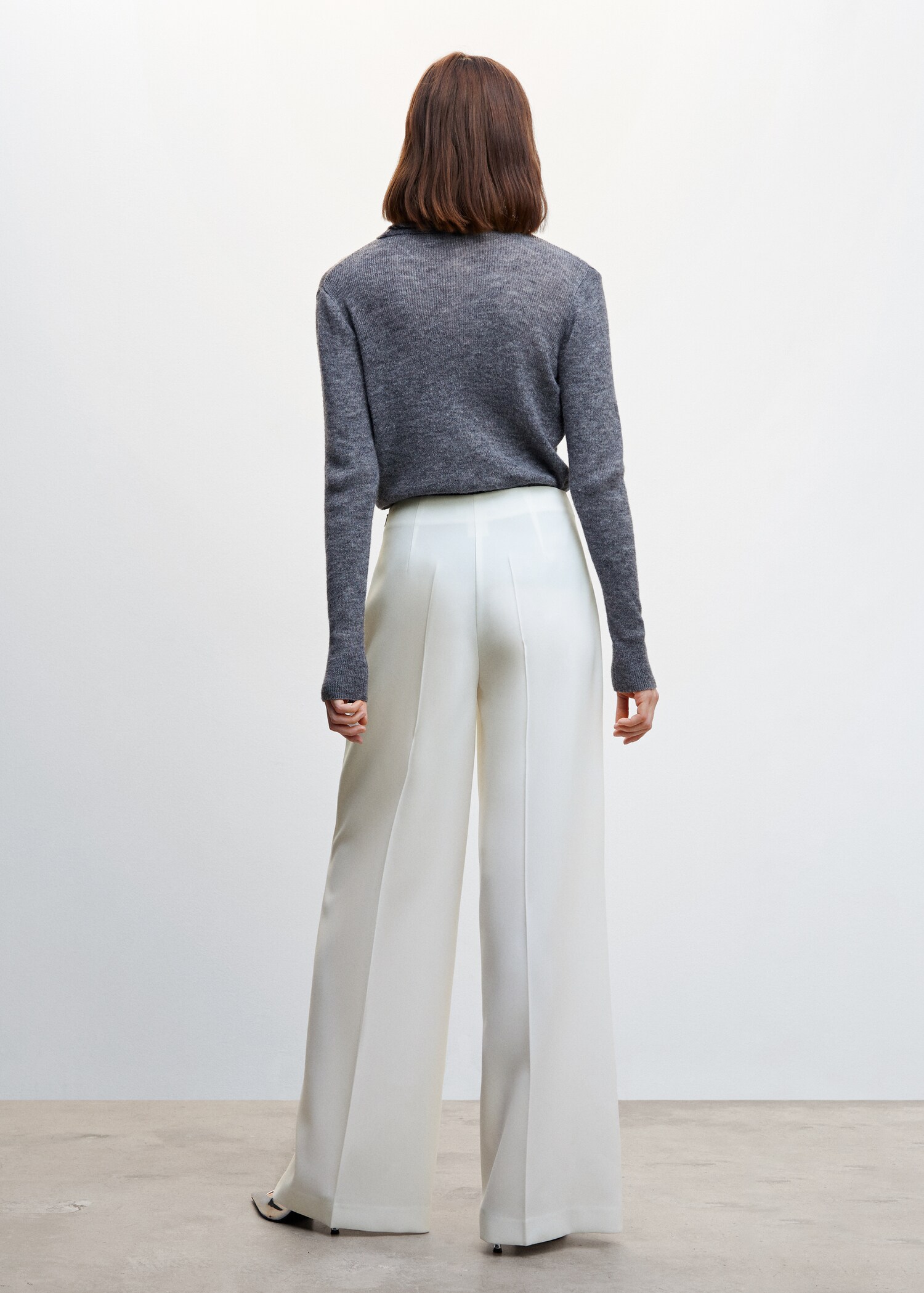 Pantalón palazzo tiro alto - Reverso del artículo