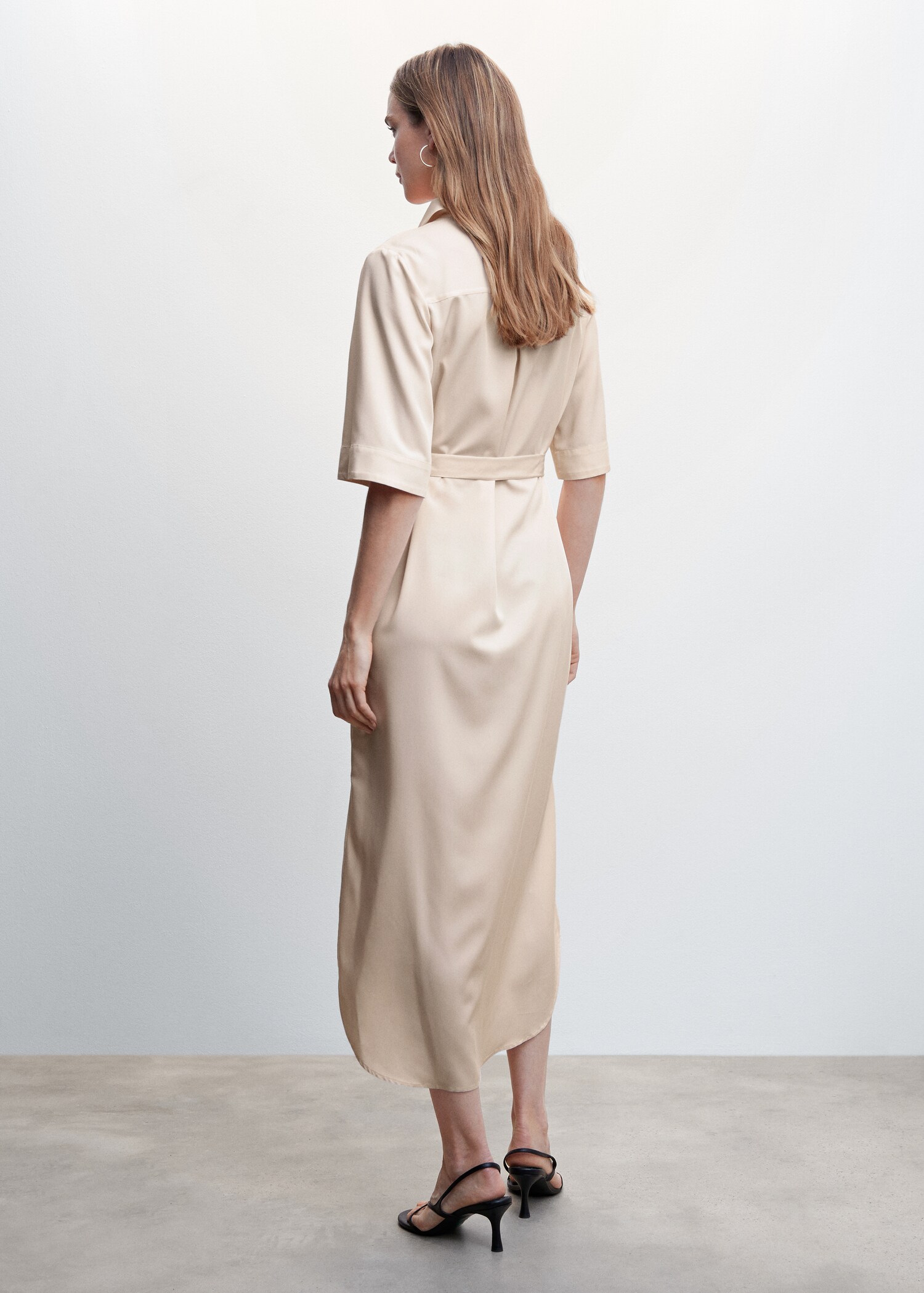 Bow shirt dress - Reverse of the article