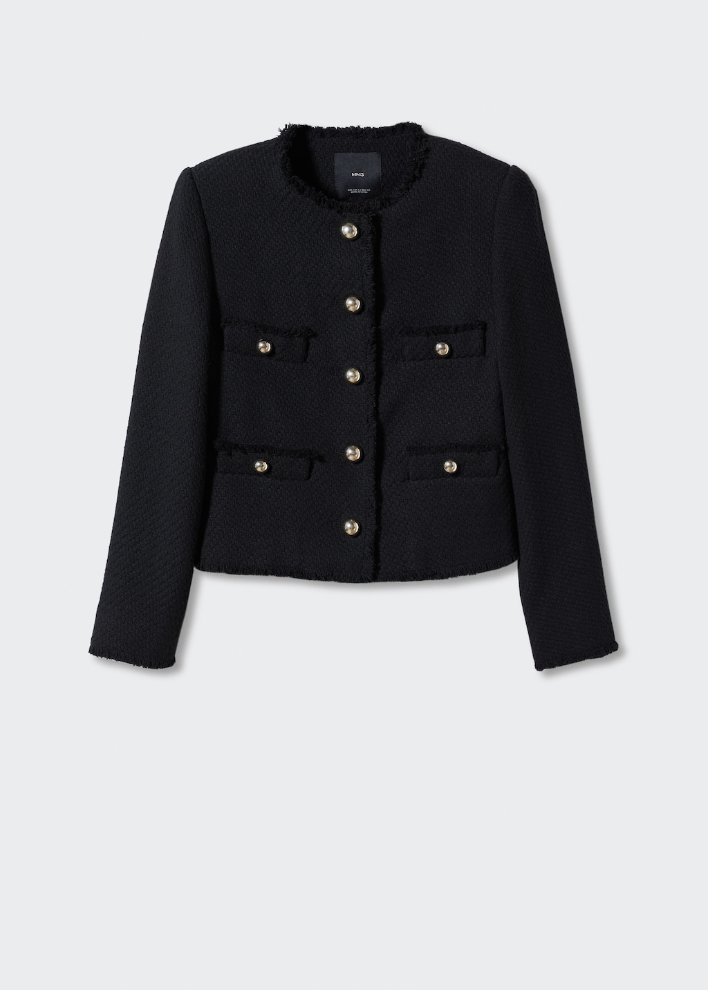 Mango tweed coat deals