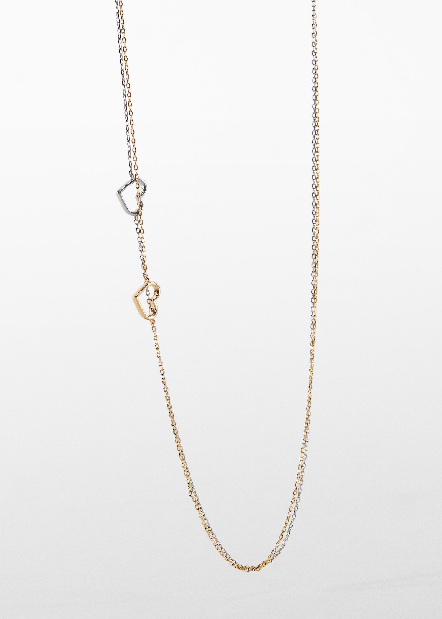Belt-necklace with hearts - Medium plane