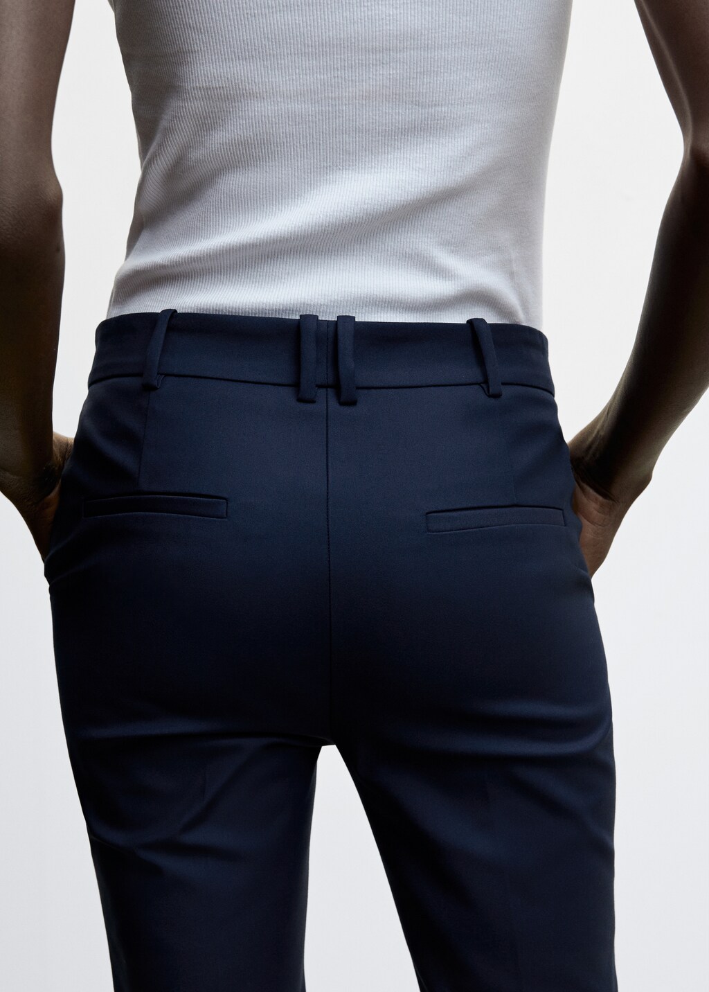 Skinny suit trousers - Women | MANGO Kosovo
