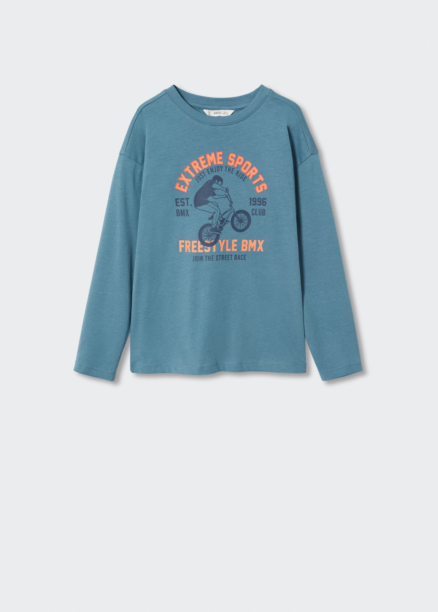 T-shirt de manga comprida estampada - Artigo sem modelo
