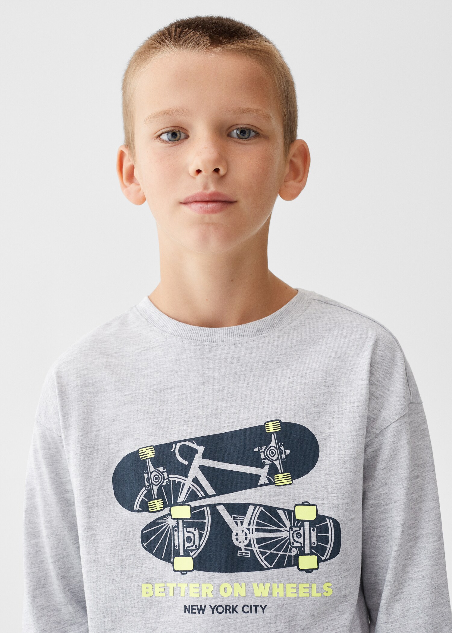 Printed long sleeve t-shirt - Details of the article 1