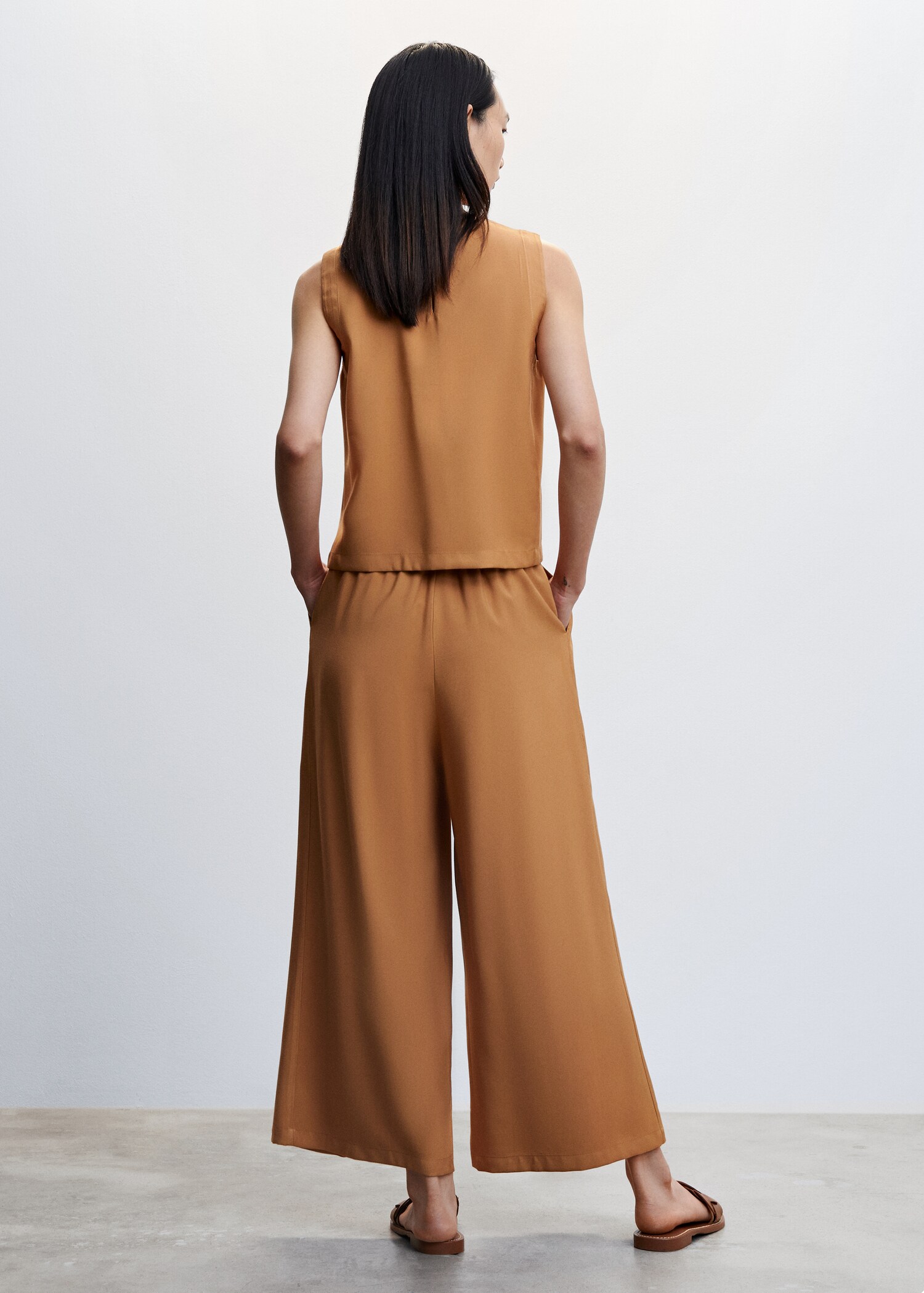 Jupe-culotte à pinces - Verso de l’article
