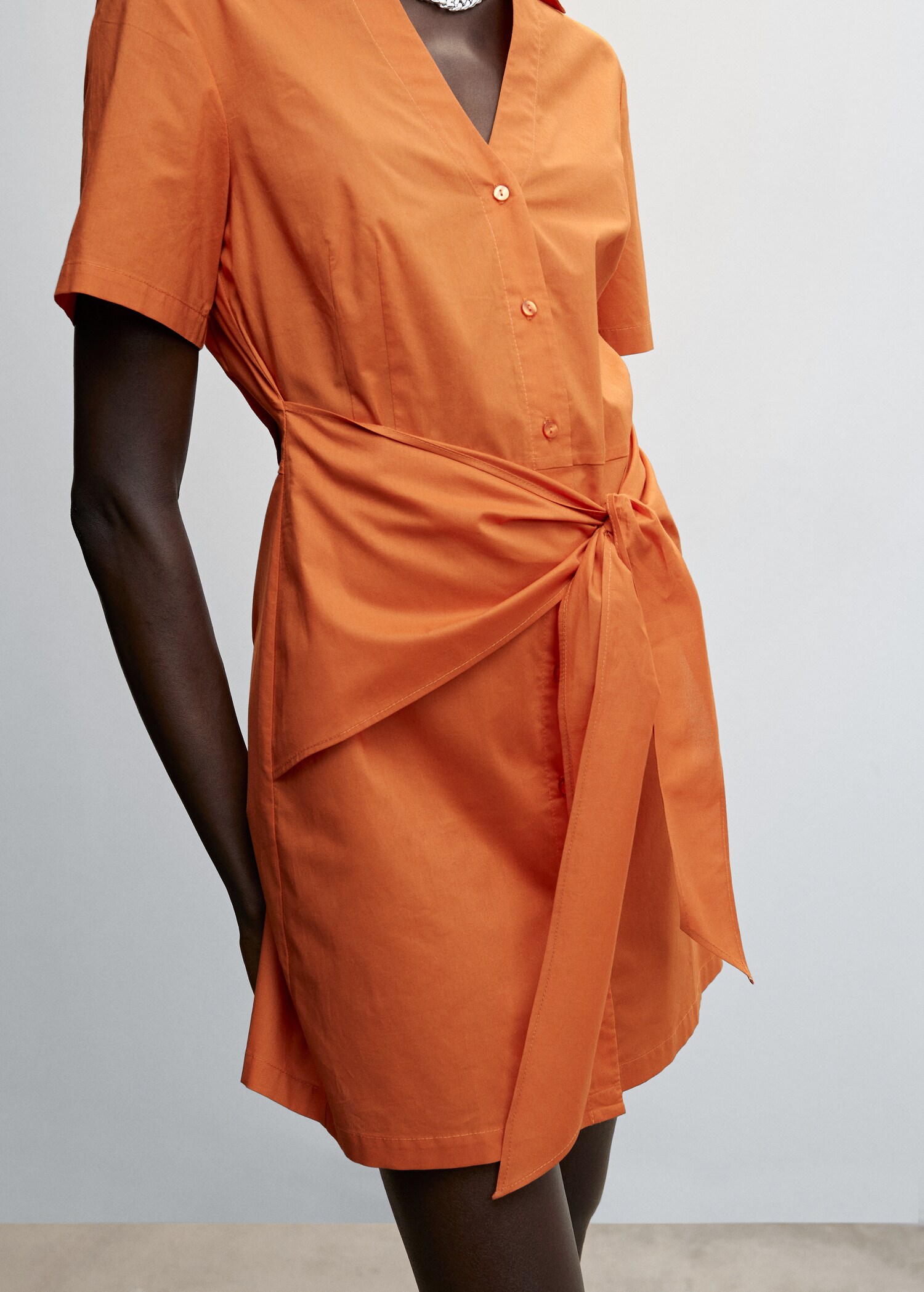 Bow shirt dress - Details of the article 6