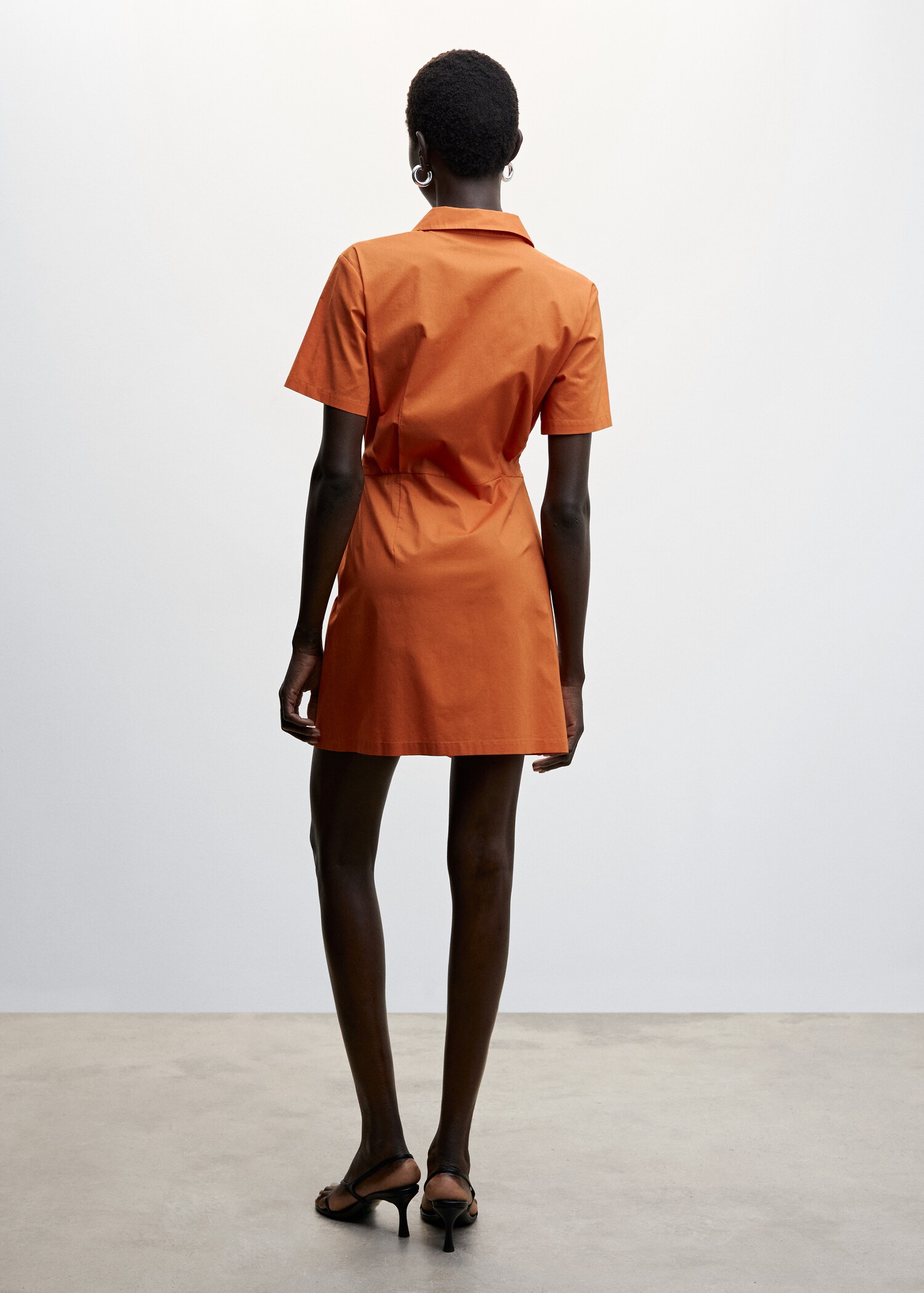 Bow shirt dress - Reverse of the article