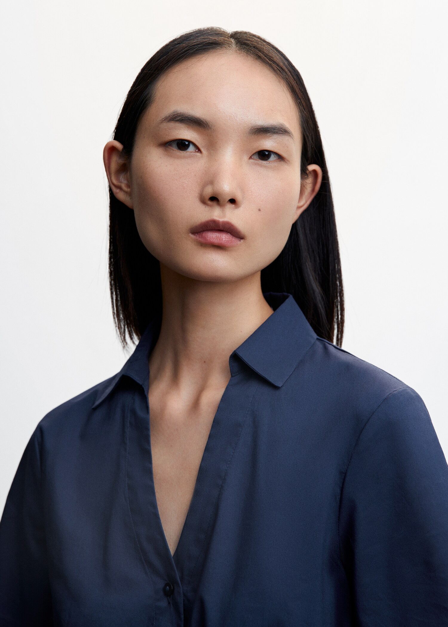 Bow shirt dress - Details of the article 1
