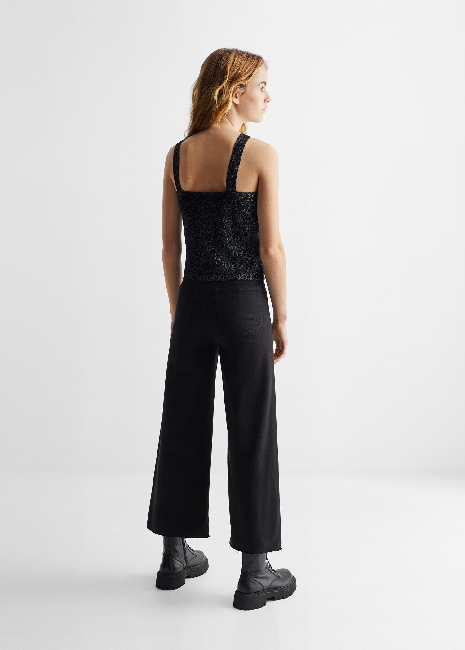 Lurex knitted top - Reverse of the article