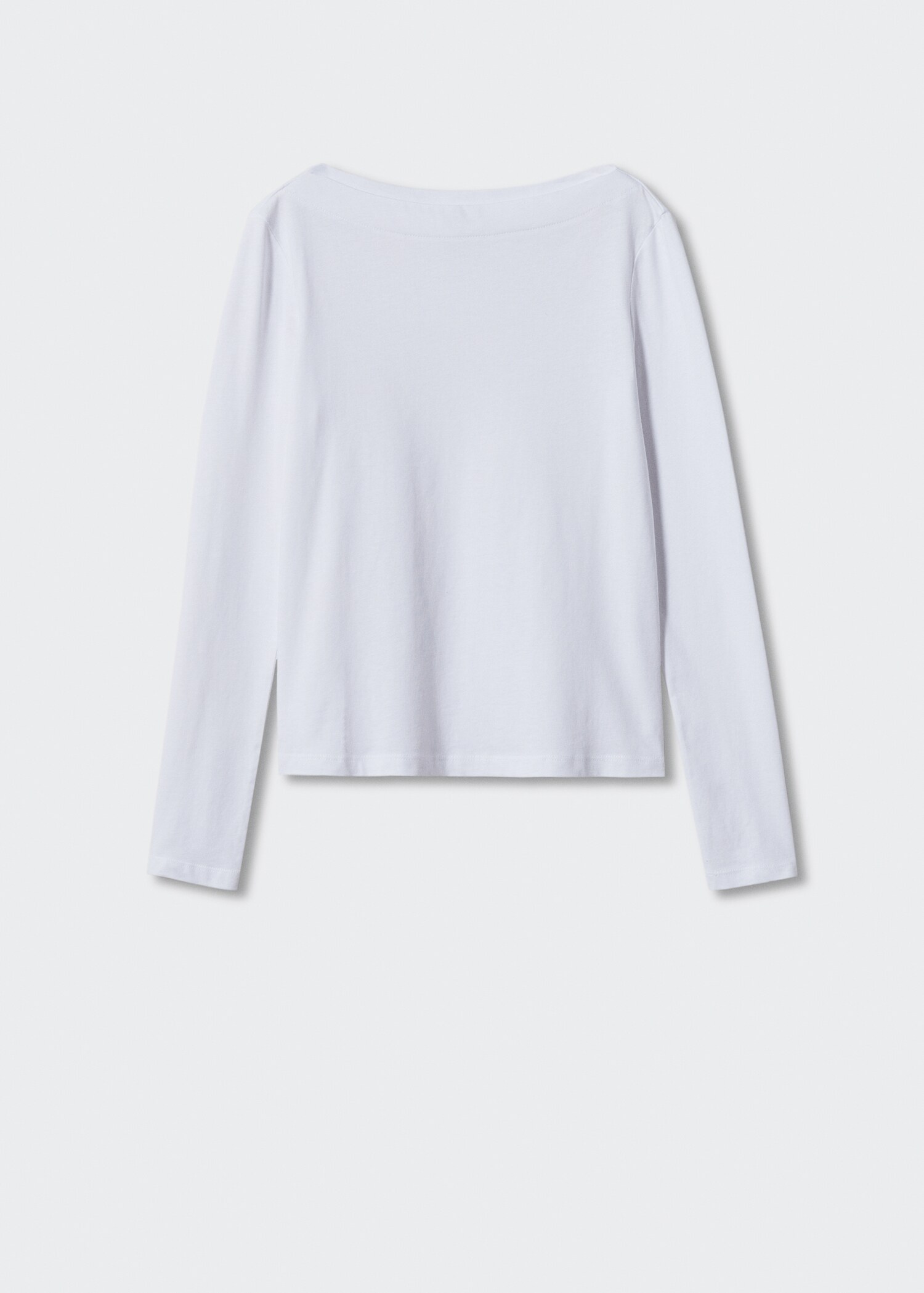 Camiseta cuello barco algodón - Artículo sin modelo