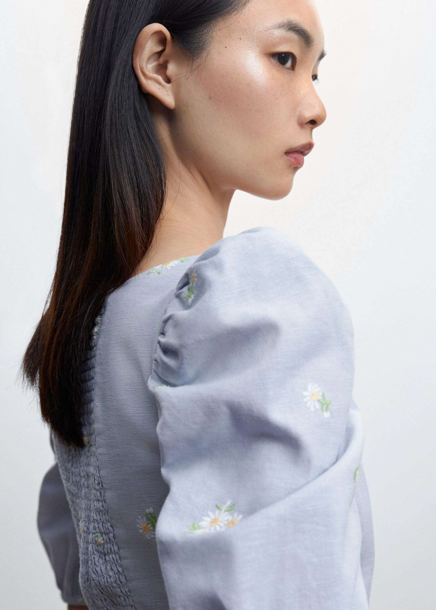 Floral embroidered blouse - รายละเอียดของสินค้า 6