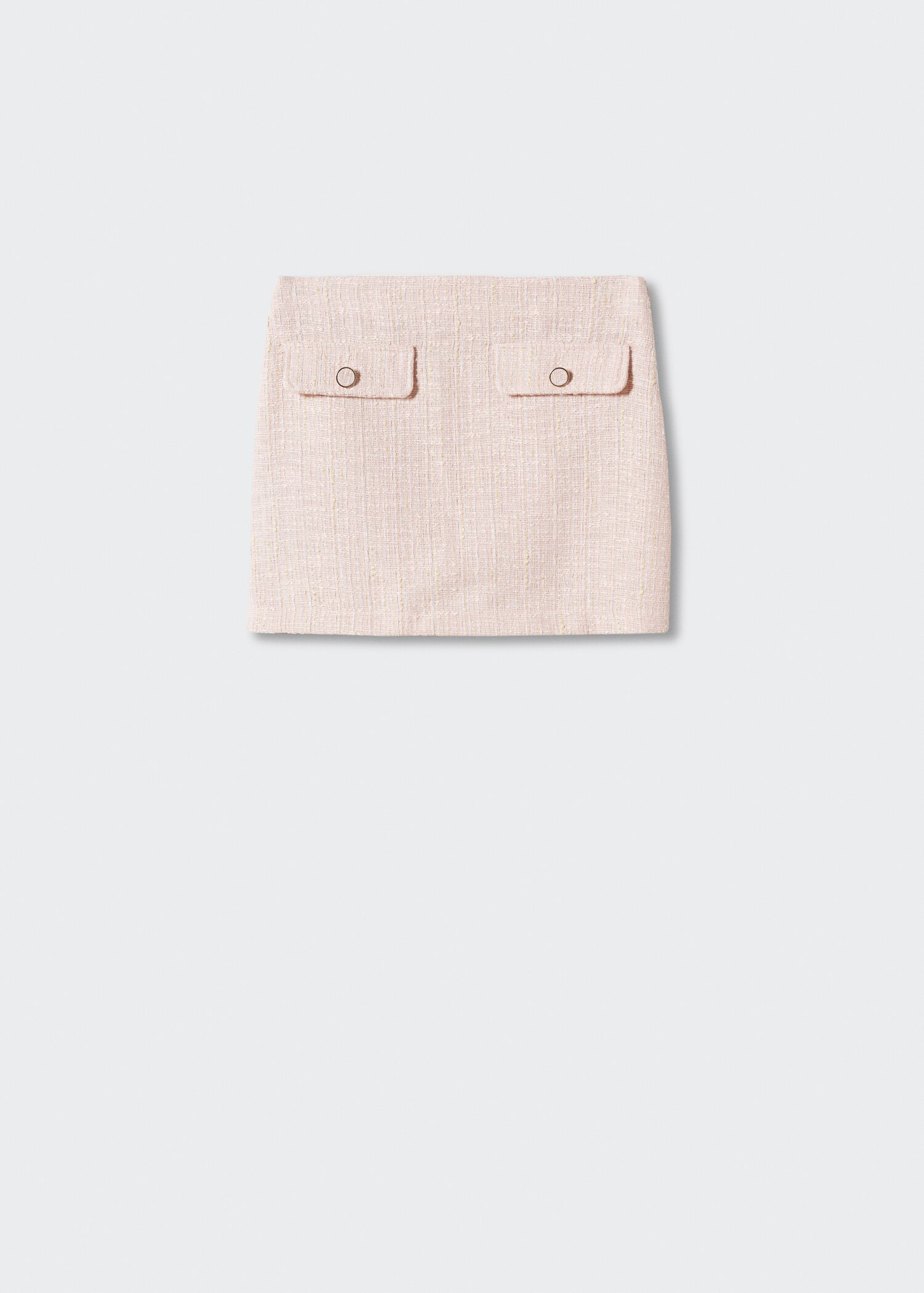 Jupe tweed boutons - Article sans modèle