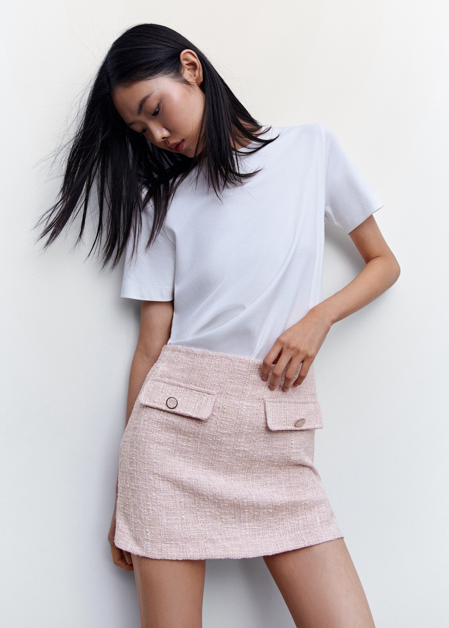 Jupe tweed boutons - Détail de l'article 2