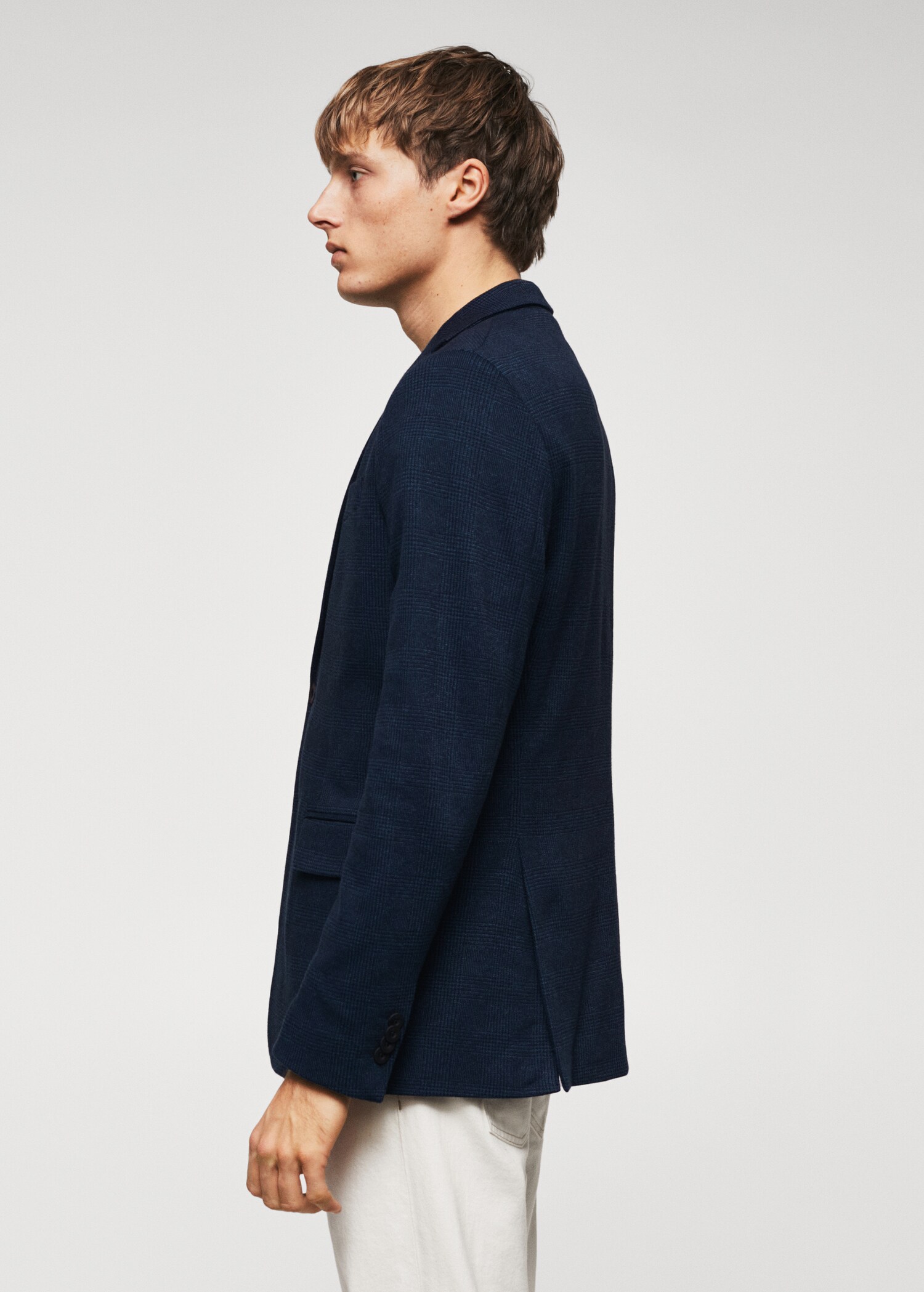 Veste slim-fit en micro-imprimé - Détail de l'article 6