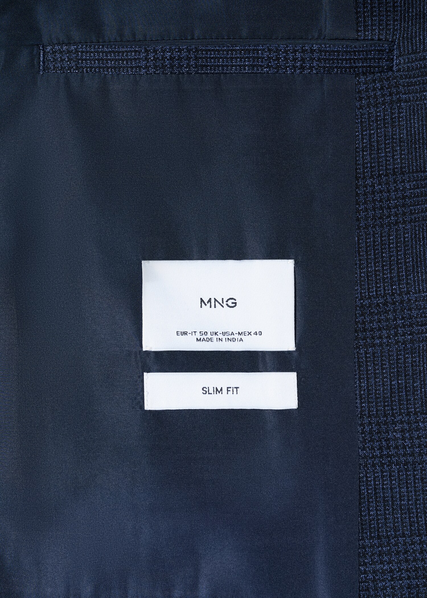 Veste slim-fit en micro-imprimé - Détail de l'article 8