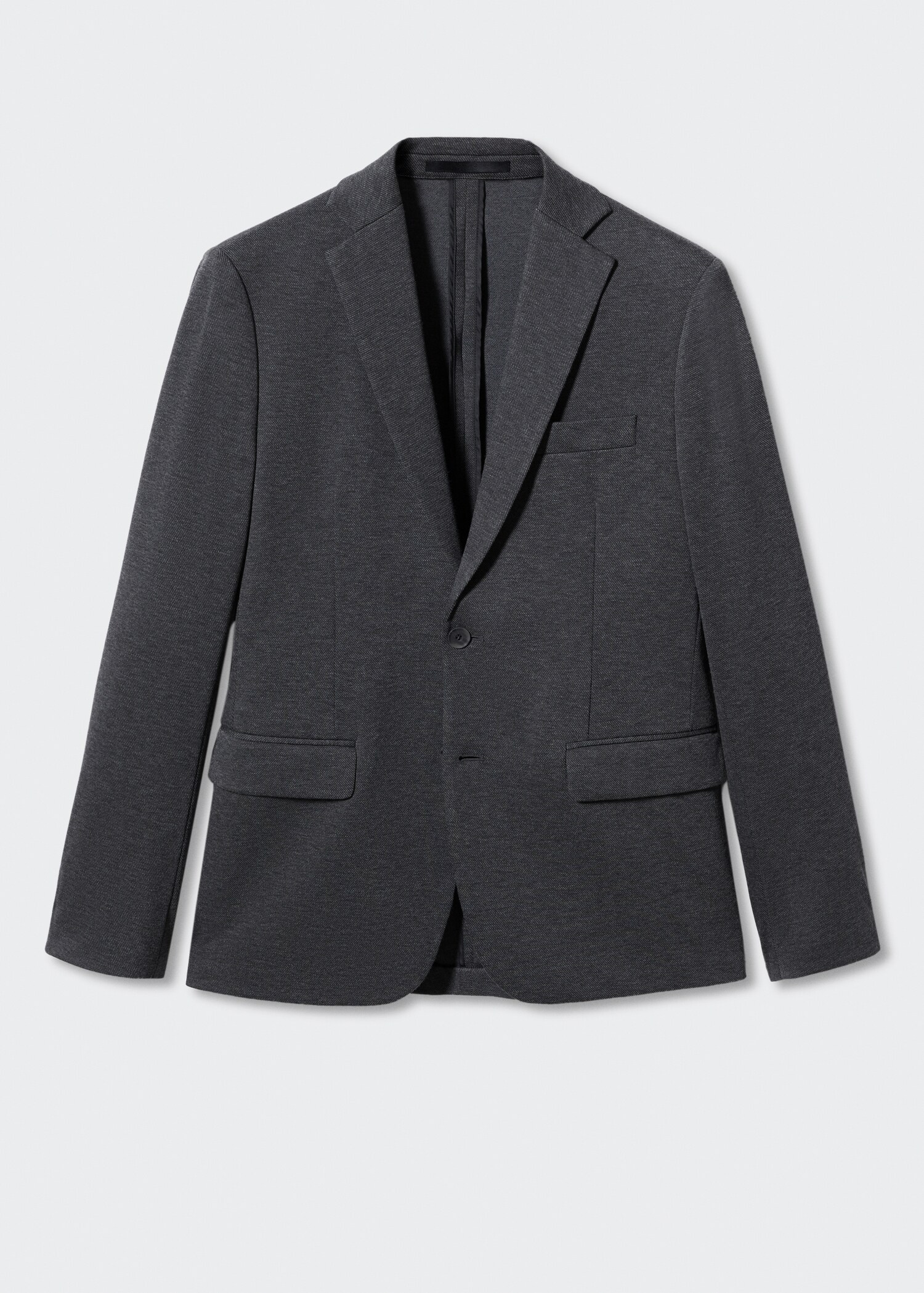 Blazer mikrostruktur slim fit - Barang tanpa model
