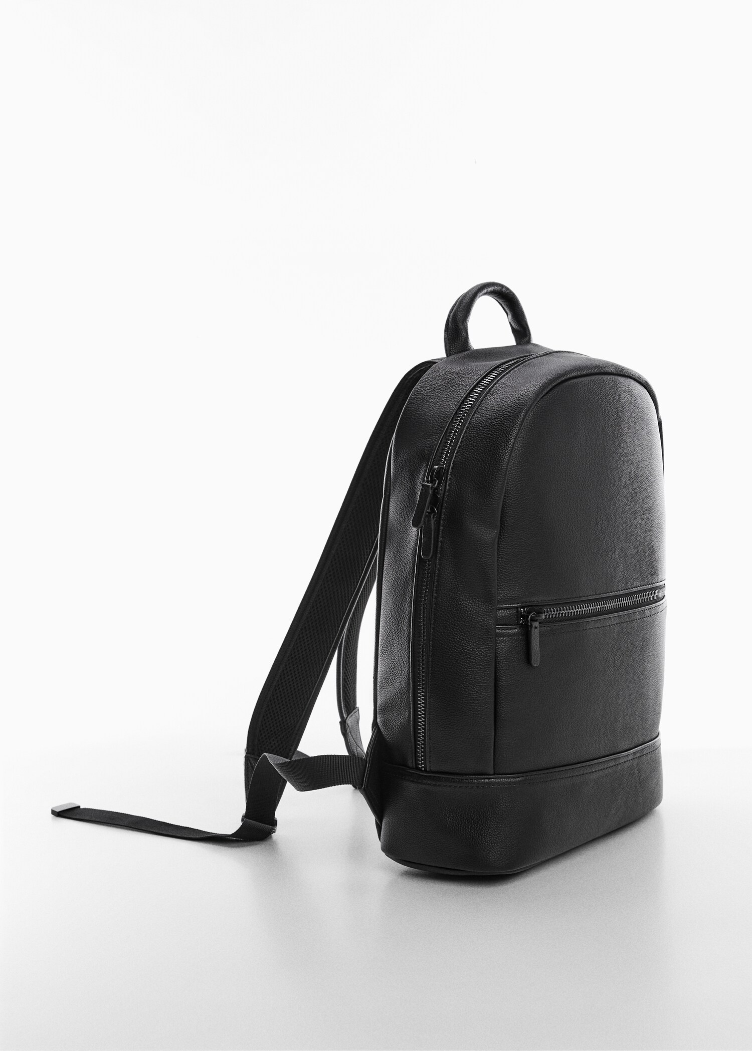 Rucksack aus Kunstleder - Mittlere Ansicht