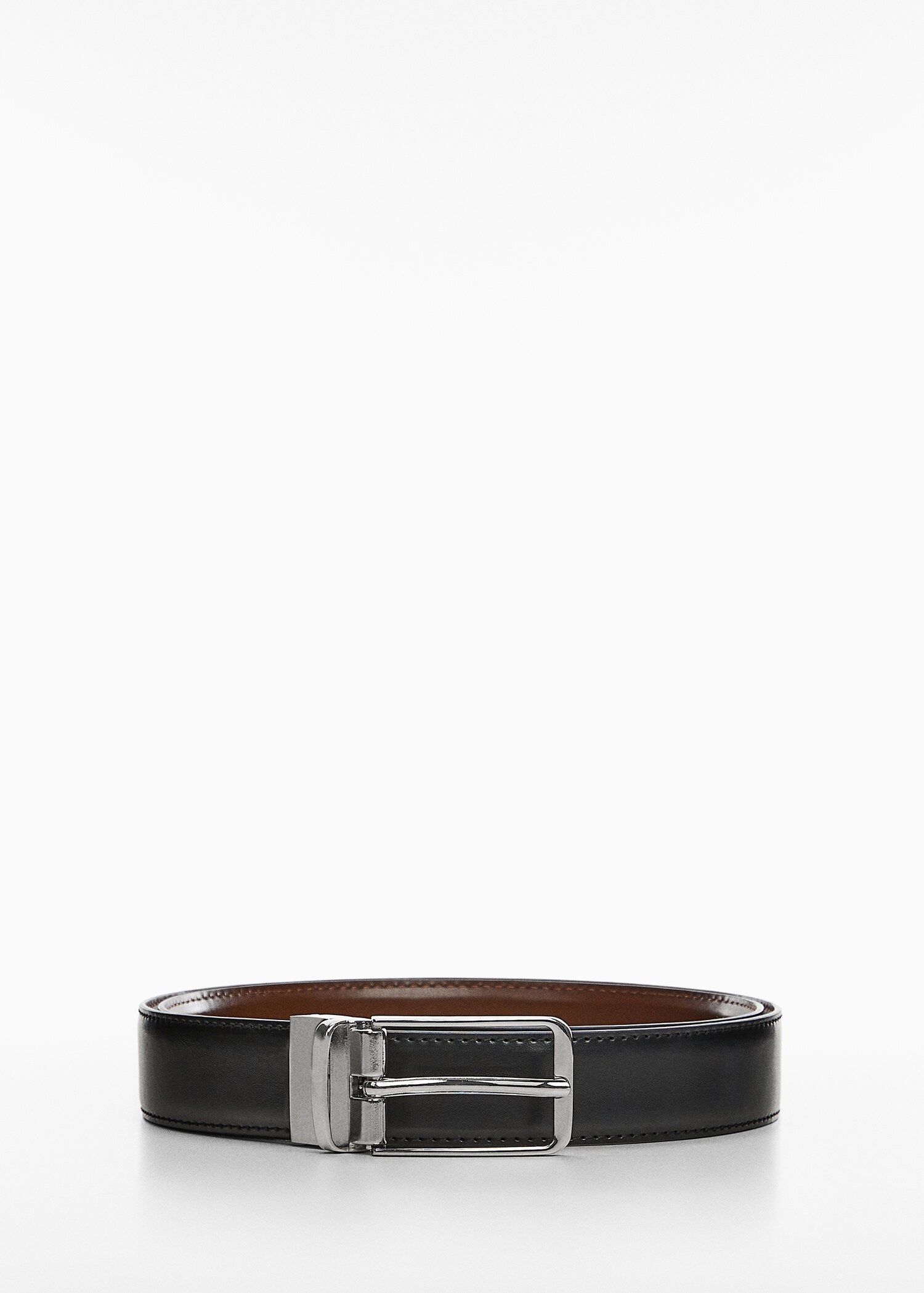 Leather reversible belt - Article without model