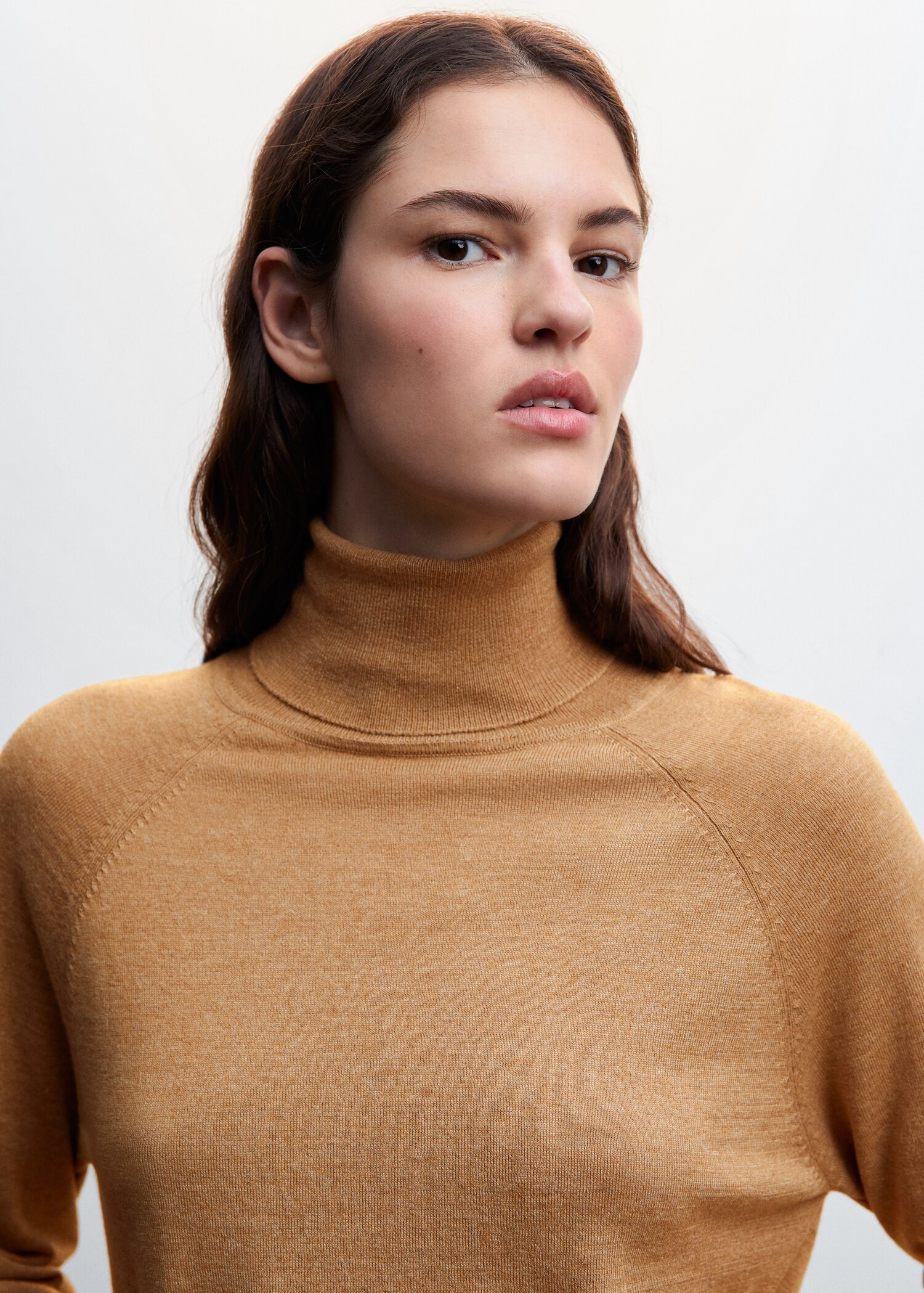 Fine-knit turtleneck sweater - Details of the article 1