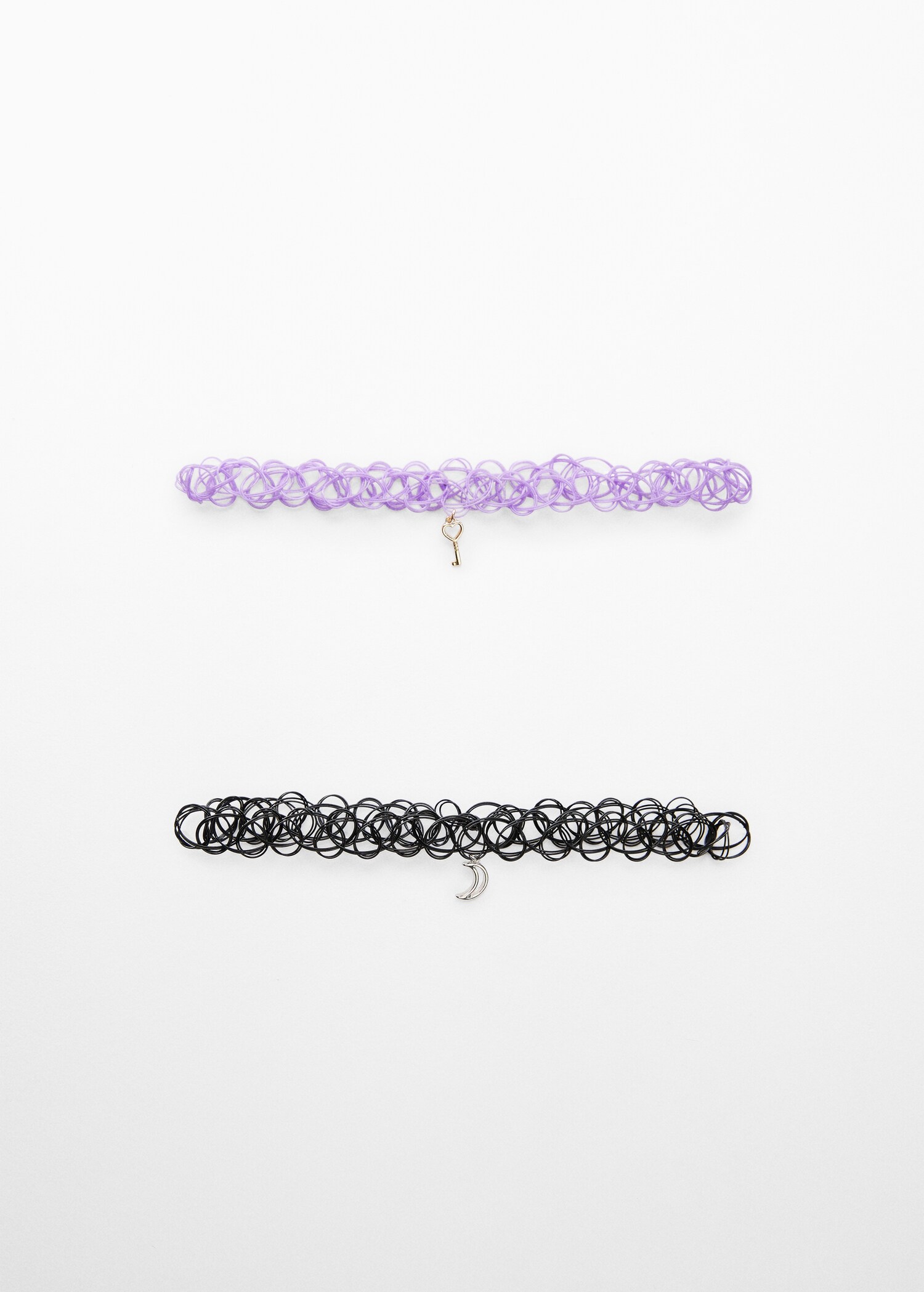 Zestaw 2 naszyjników choker - Artykuł bez modela/modelki