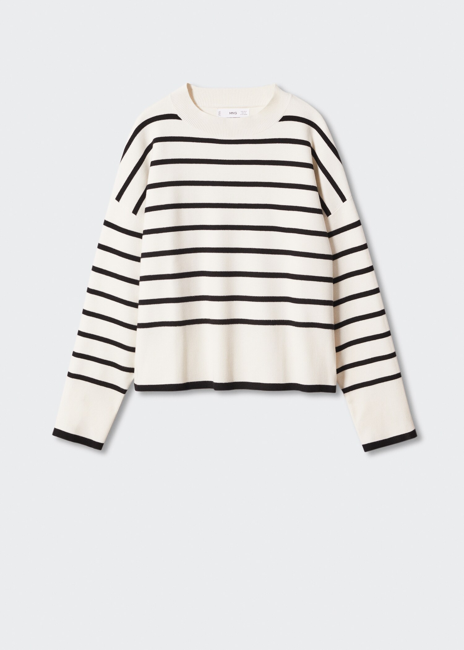 Oversized striped sweater - Article without model