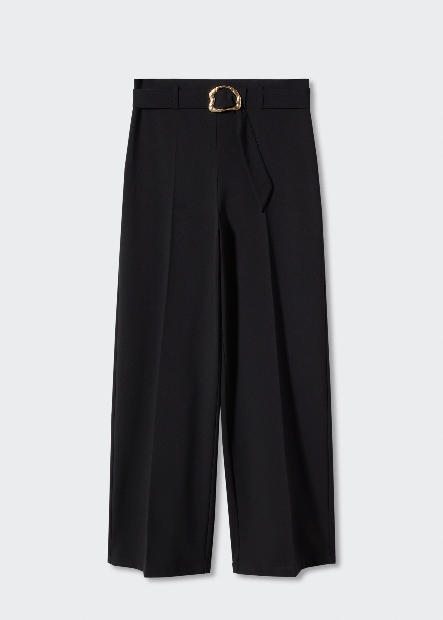 Belt straight-fit trousers - Article without model
