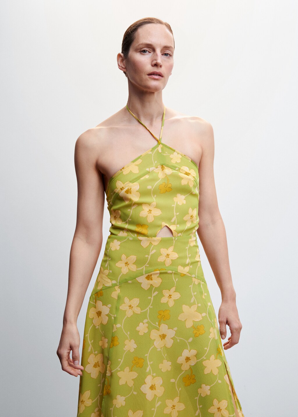 Robe a imprime fleurs