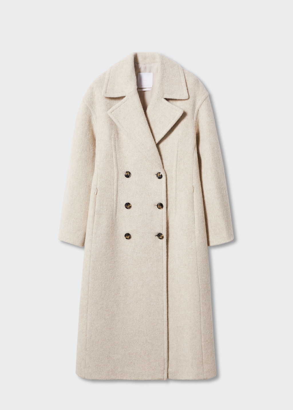 バースデーバッシュ  WOOL DOUBLE BREASTED COAT Retro Slim Fit Double Breasted Pea Coat