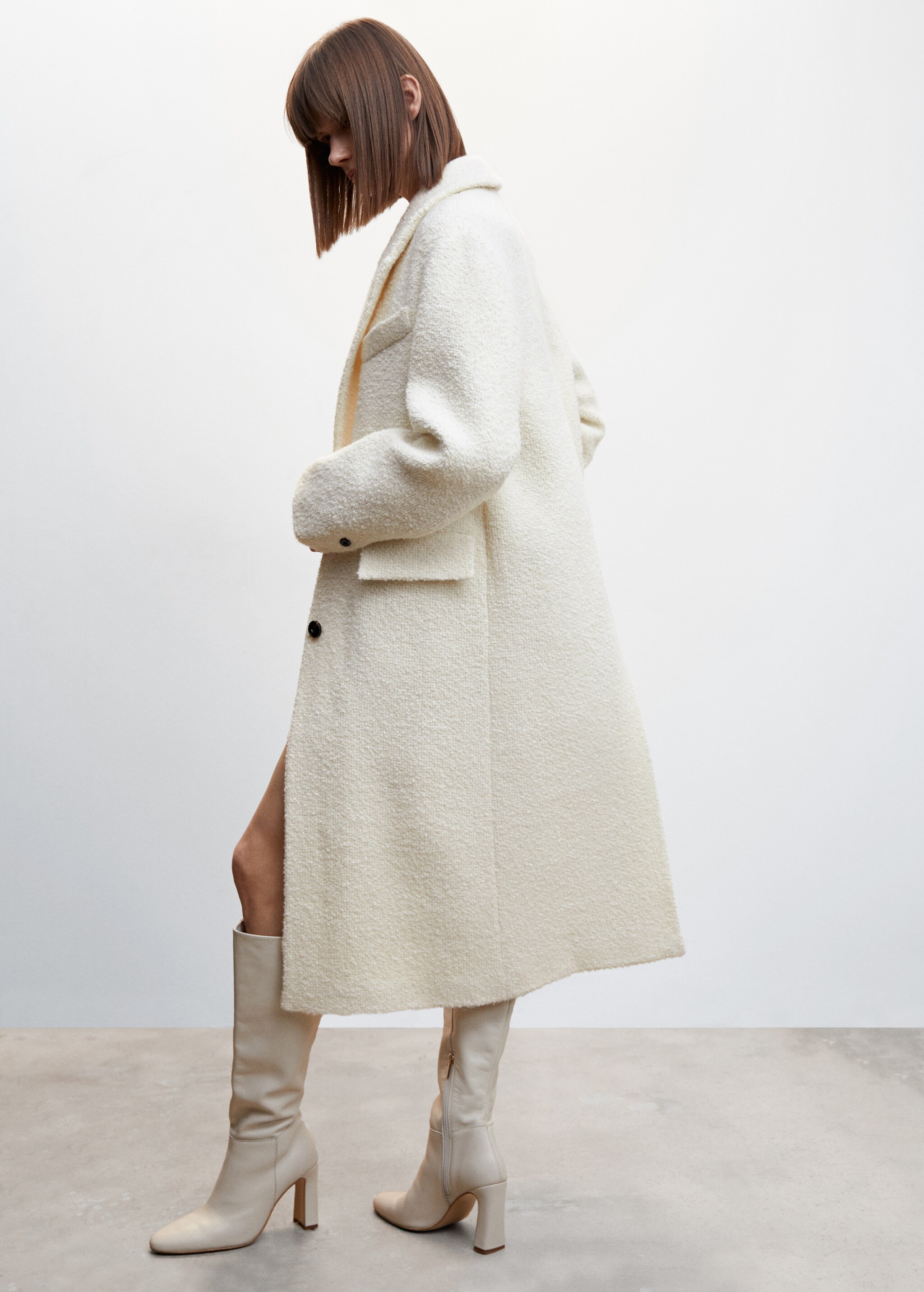 Terry wool coat - Details of the article 2