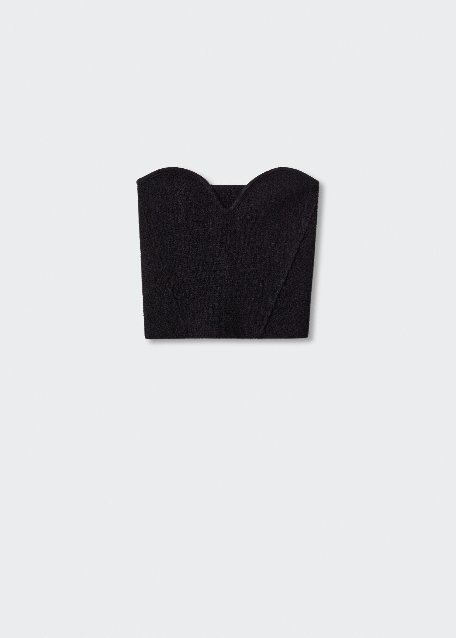 Top corsetero tweed - Artículo sin modelo