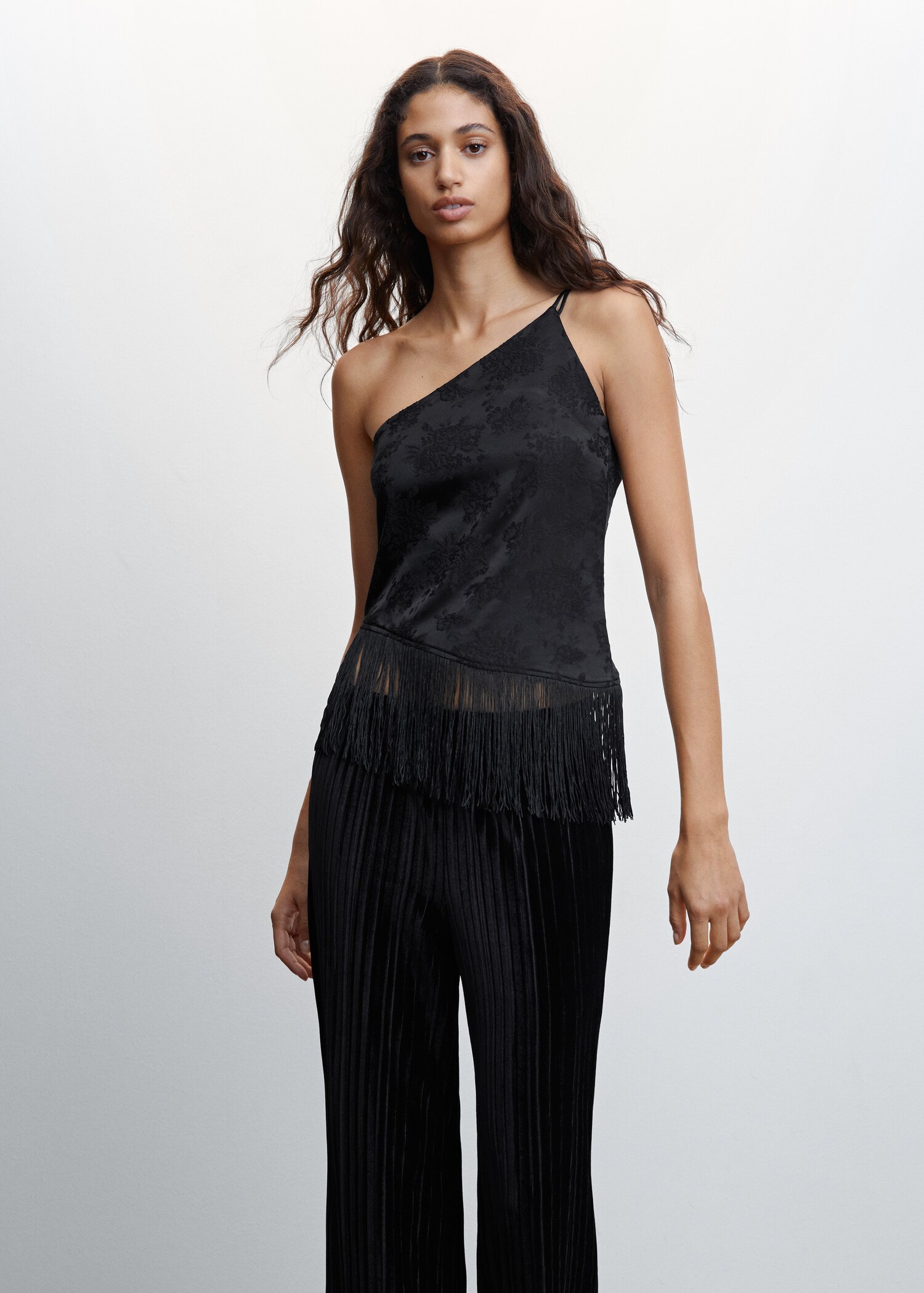 Fringed hem top - Medium plane