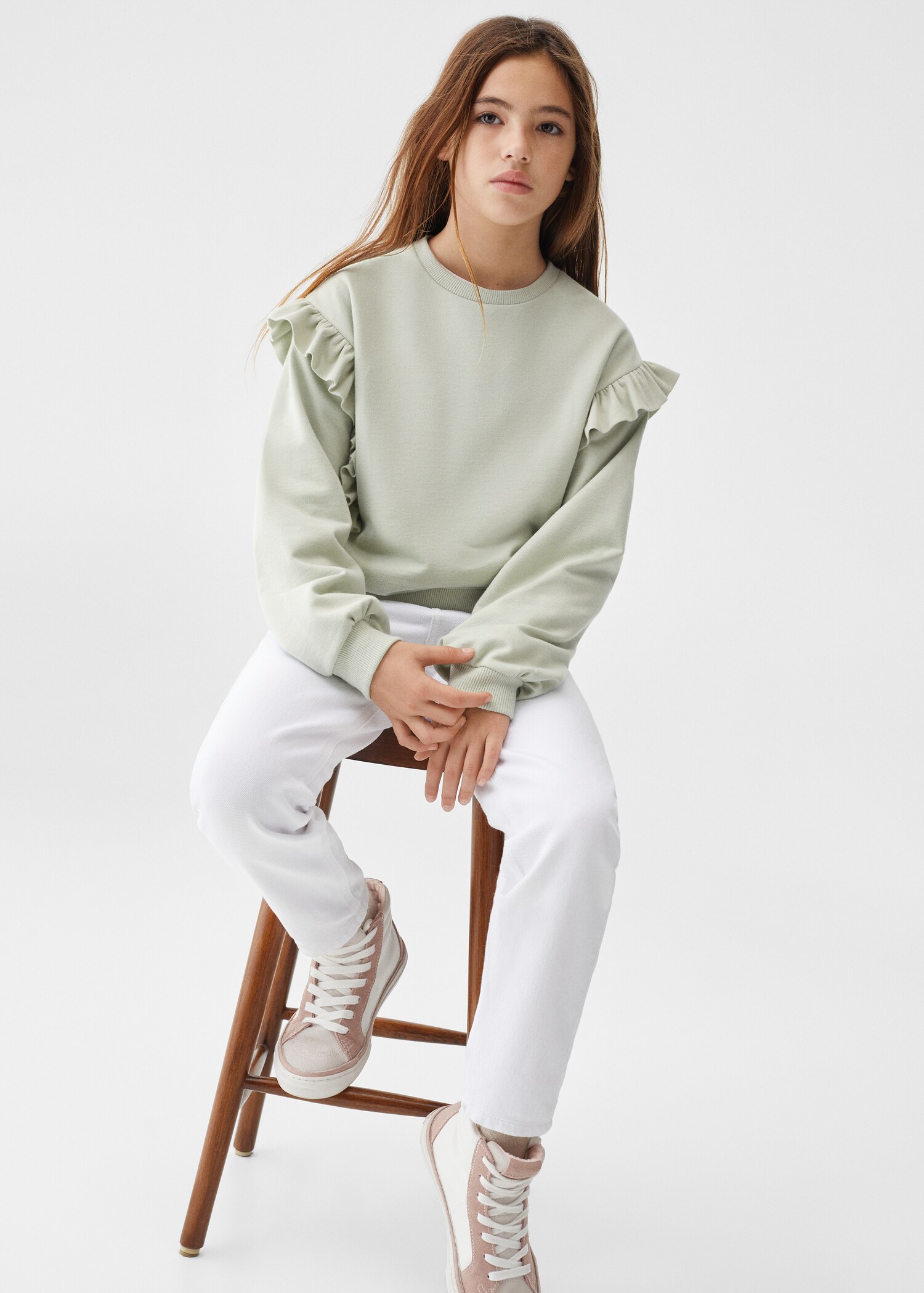 Sweat-shirt coton volants - Détail de l'article 2
